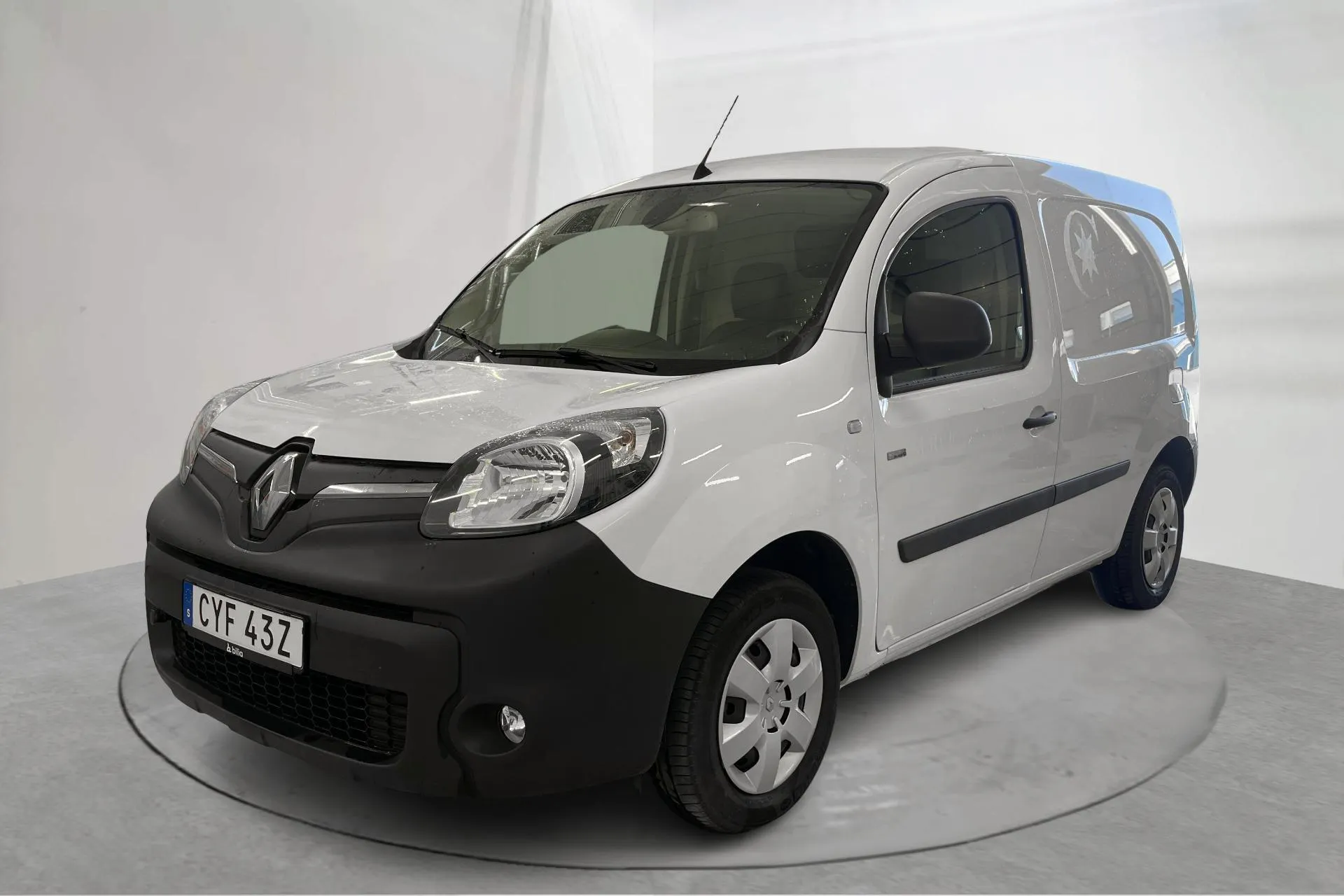 Presentation photo 1 of 17: Renault Kangoo Z.E Power Plus 33kWh Skåp (60hk) - 27 990 km - Automatic - white - 2021