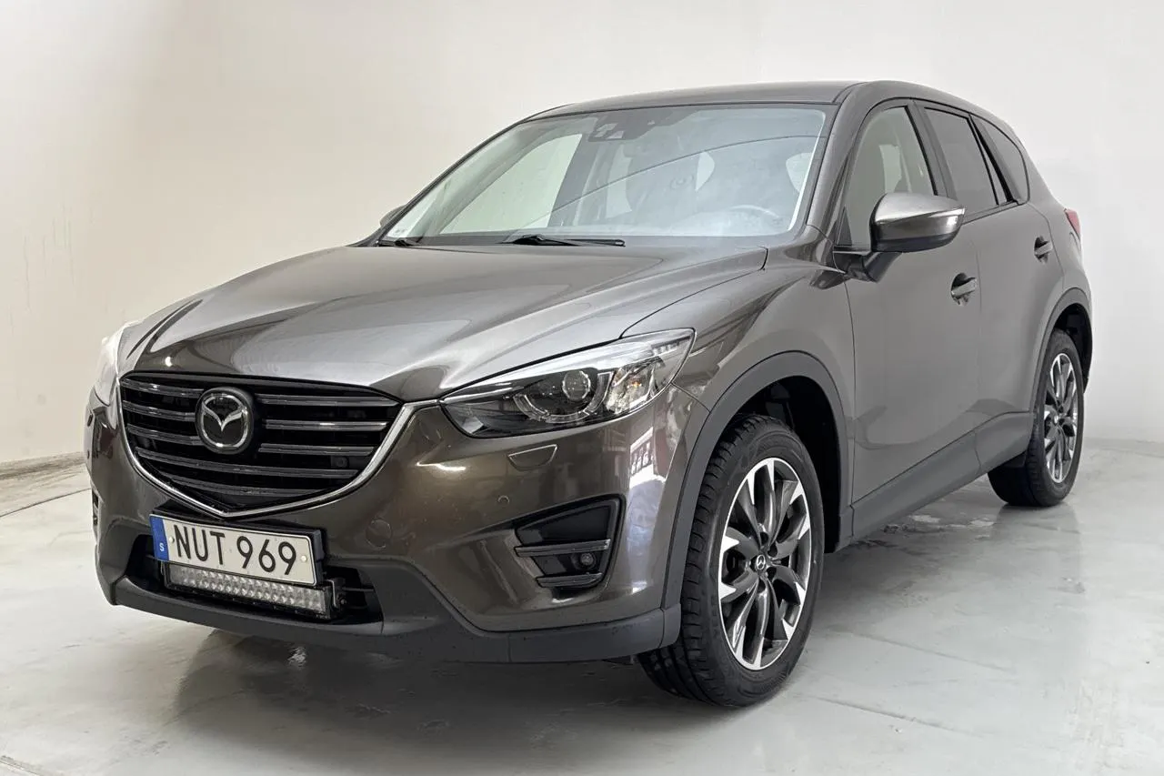 Presentation photo 1 of 15: Mazda CX-5 2.5 AWD (192hk) - 256 080 km - Automatic - brown - 2015