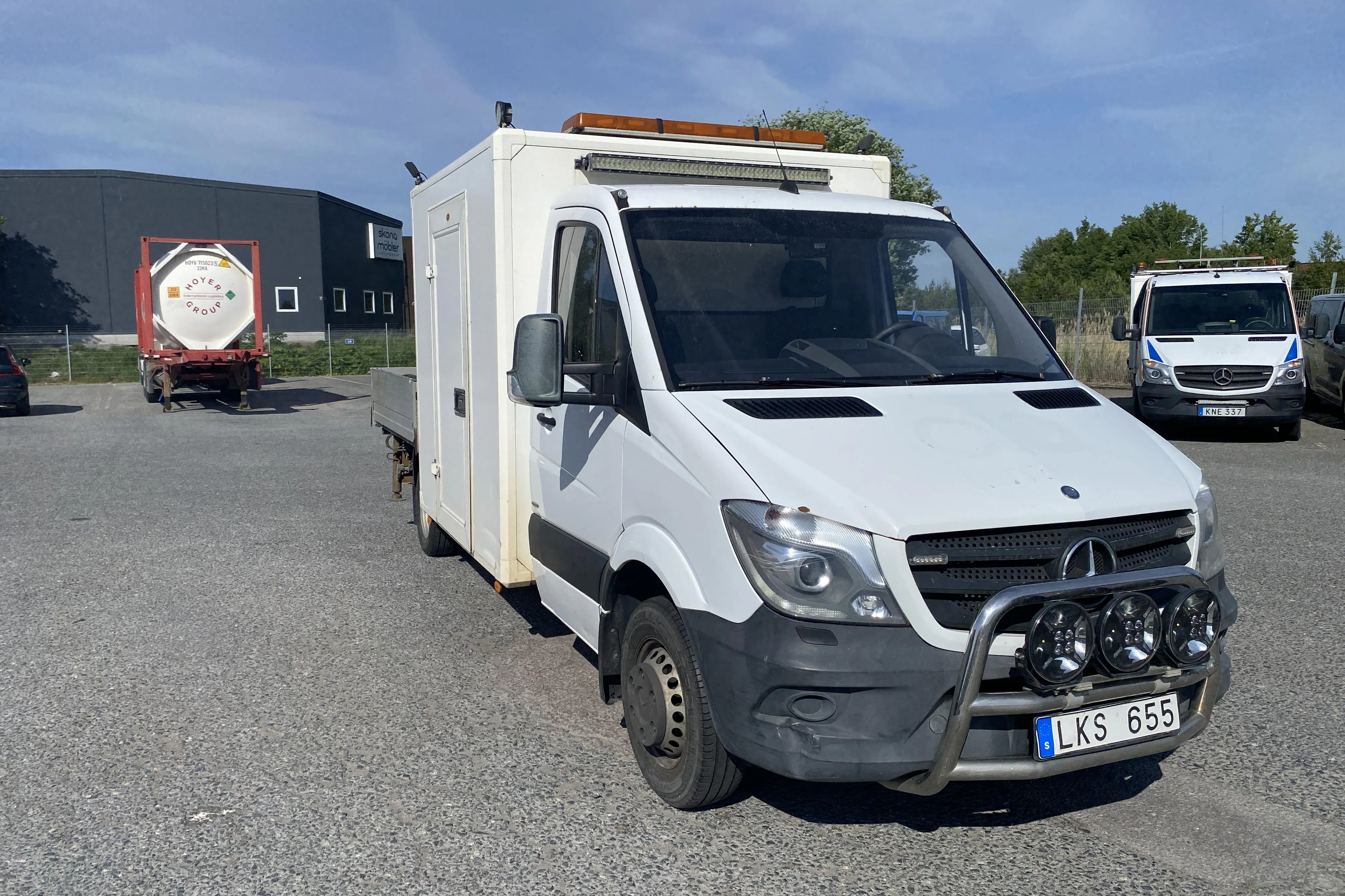 Presentation photo 2 of 37: MERCEDES Sprinter 516 CDI - 379 097 km - Automatic - white - 2013