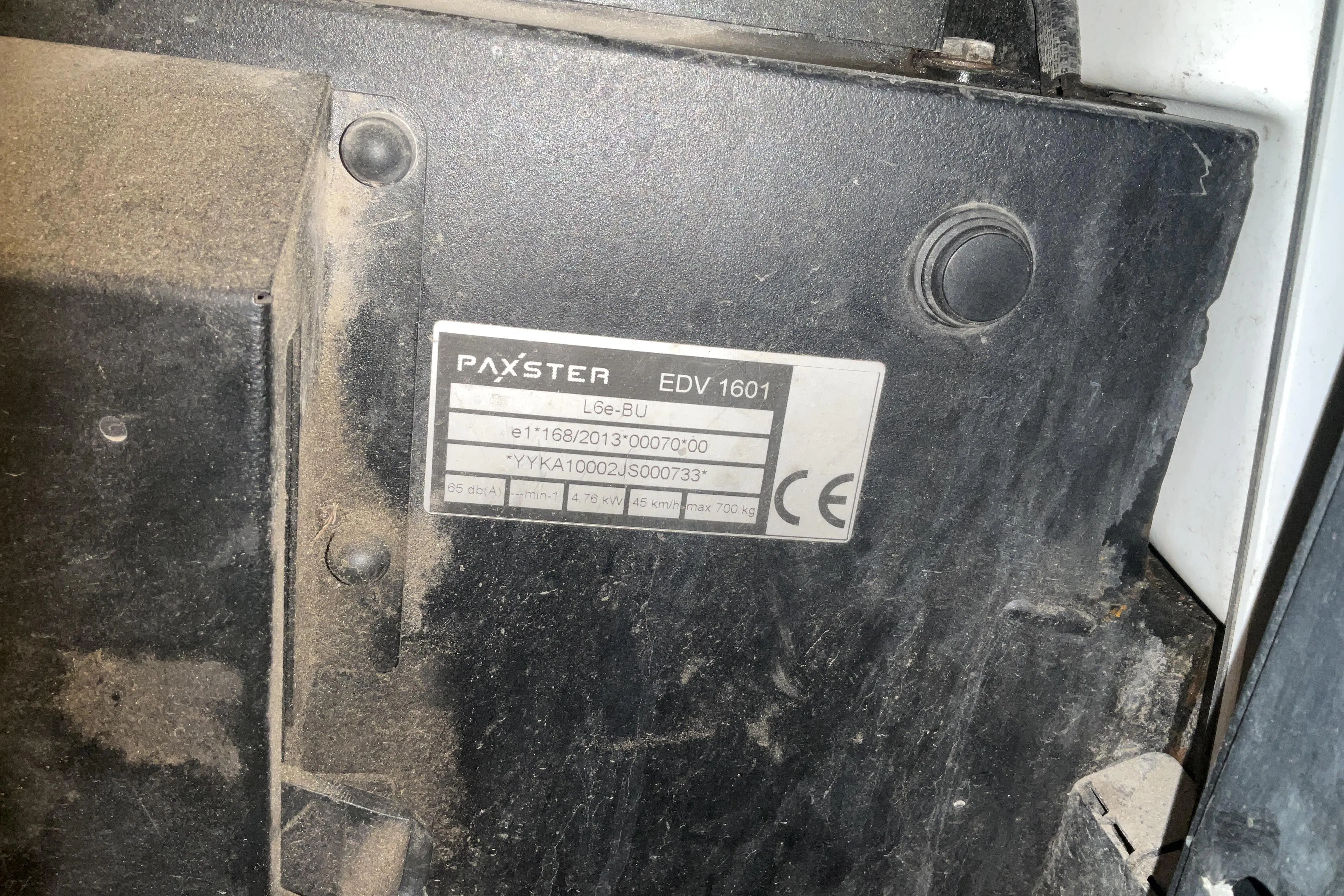 Presentationsfoto 12 av 12: PAXSTER EDV 1601 - 30 210 km - Automat - vit - 2018