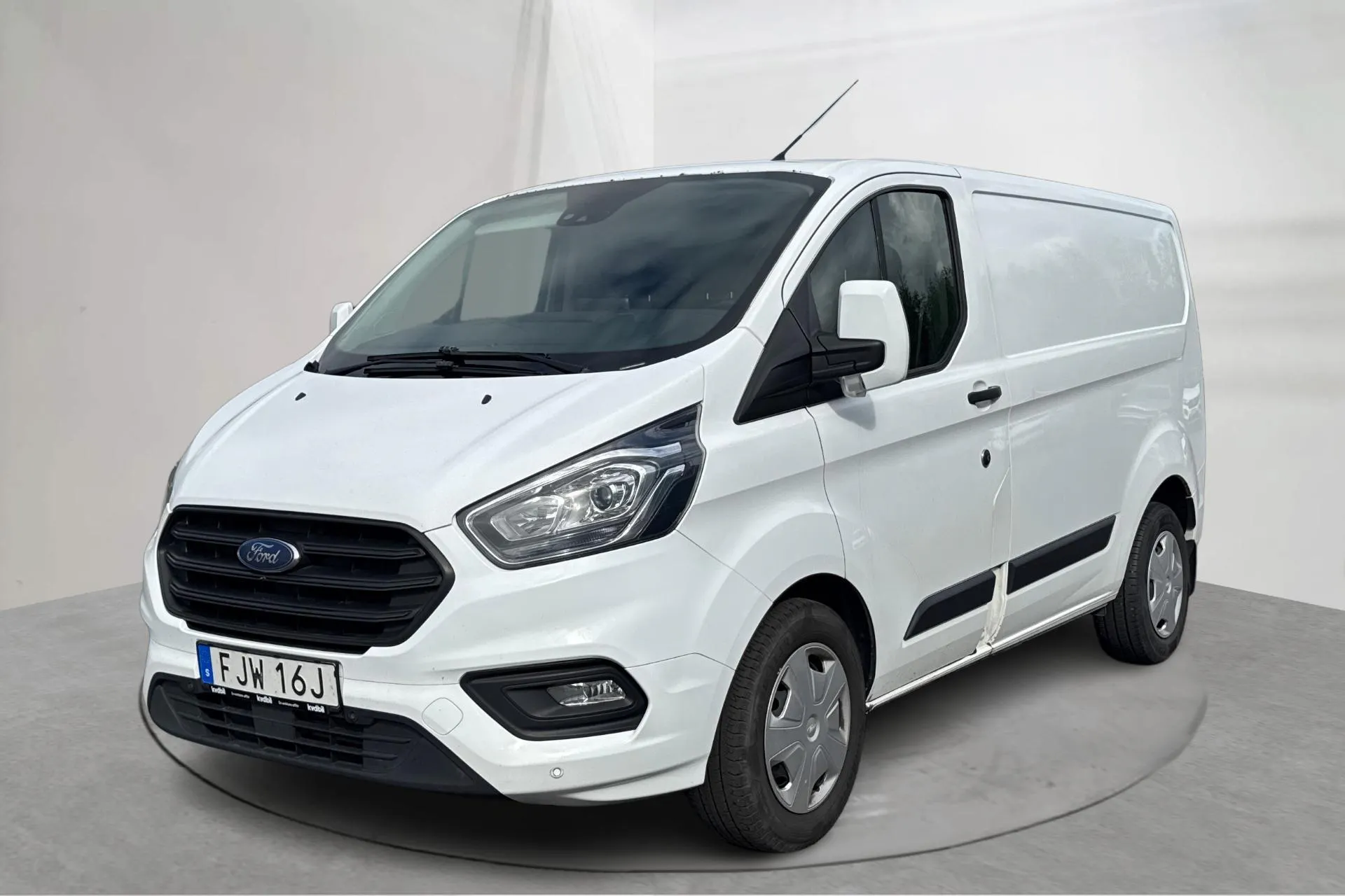 Presentation photo 1 of 16: Ford Transit Custom 280 (130hk) - 159 620 km - Manual - white - 2019