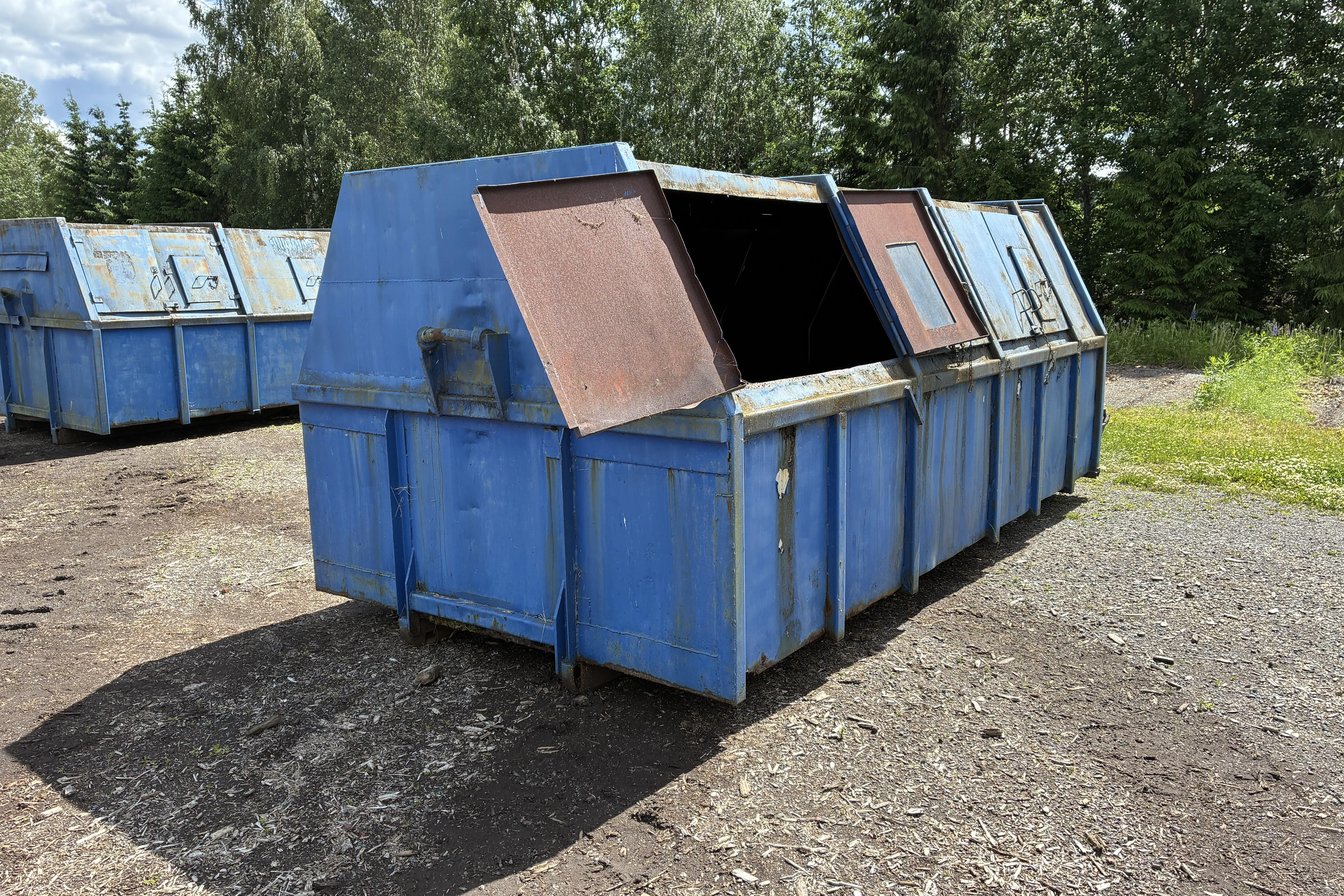 Presentationsfoto 1 av 10: Container på lastväxlarram - 0 km
