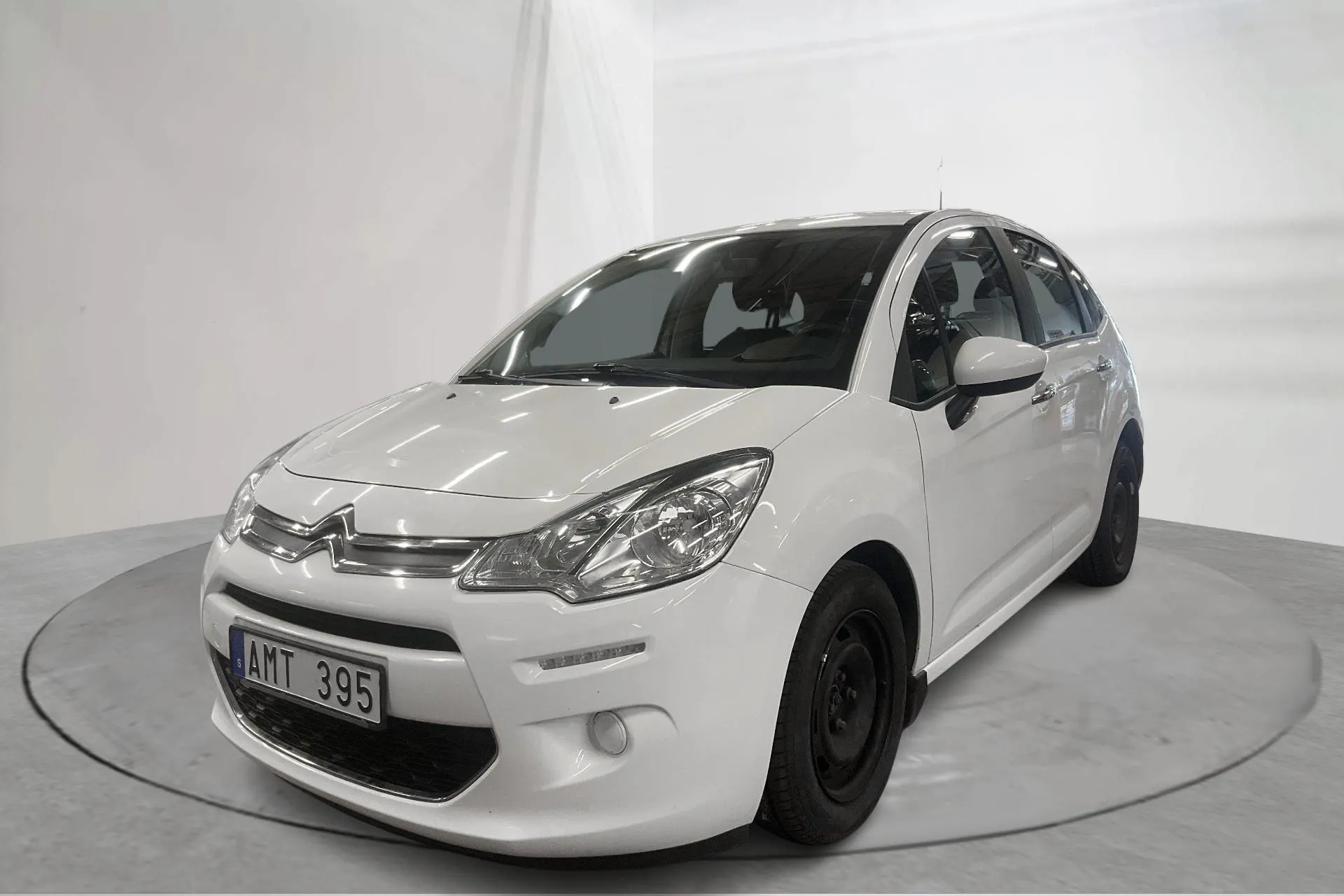 Presentation photo 1 of 13: Citroën C3 e-HDi (90hk) - 160 130 km - Manual - white - 2014