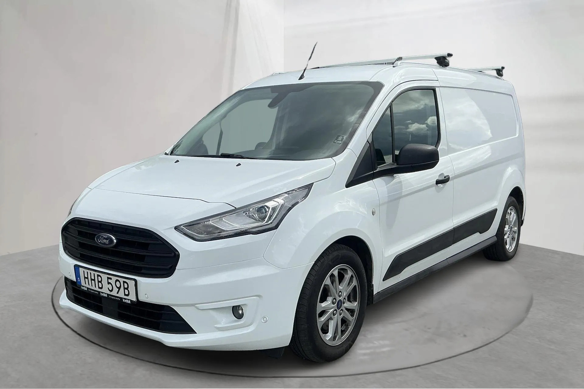 Presentationsfoto 1 av 16: Ford Transit Connect 1.5 EcoBlue (100hk) - 12 098 mil - Automat - vit - 2021