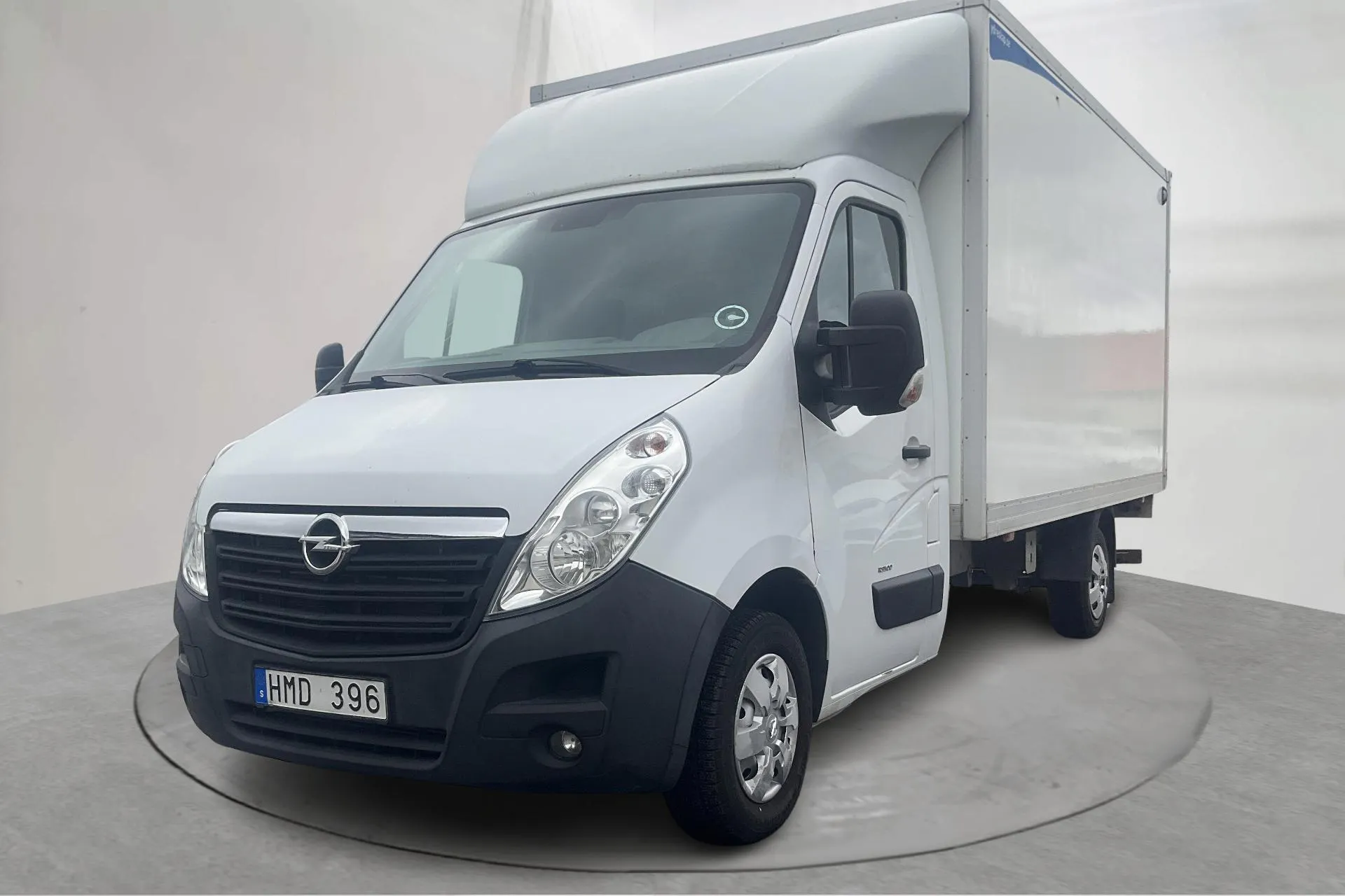 Presentation photo 1 of 14: Opel Movano 2.3 CDTI 2WD Volymskåp (146hk) - 252 310 km - Manual - white - 2013