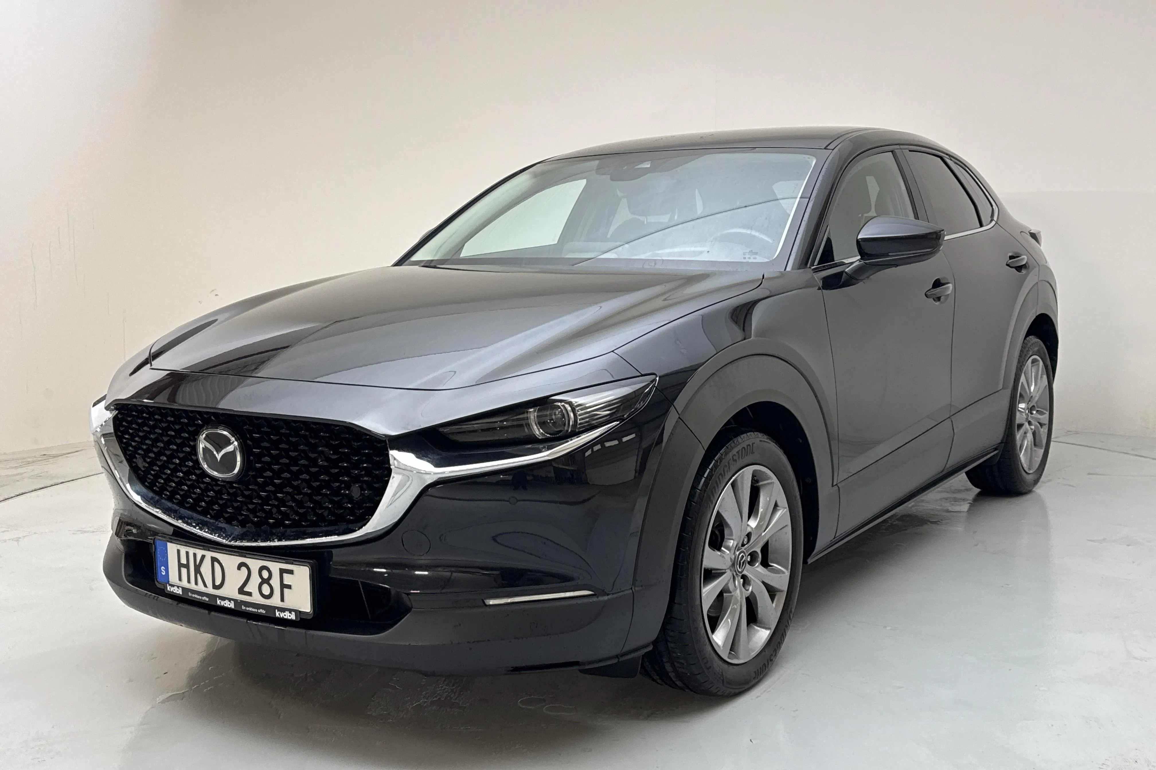 Presentation photo 1 of 14: Mazda CX-30 2.0 Mildhybrid (150hk) - 87 350 km - Automatic - black - 2021