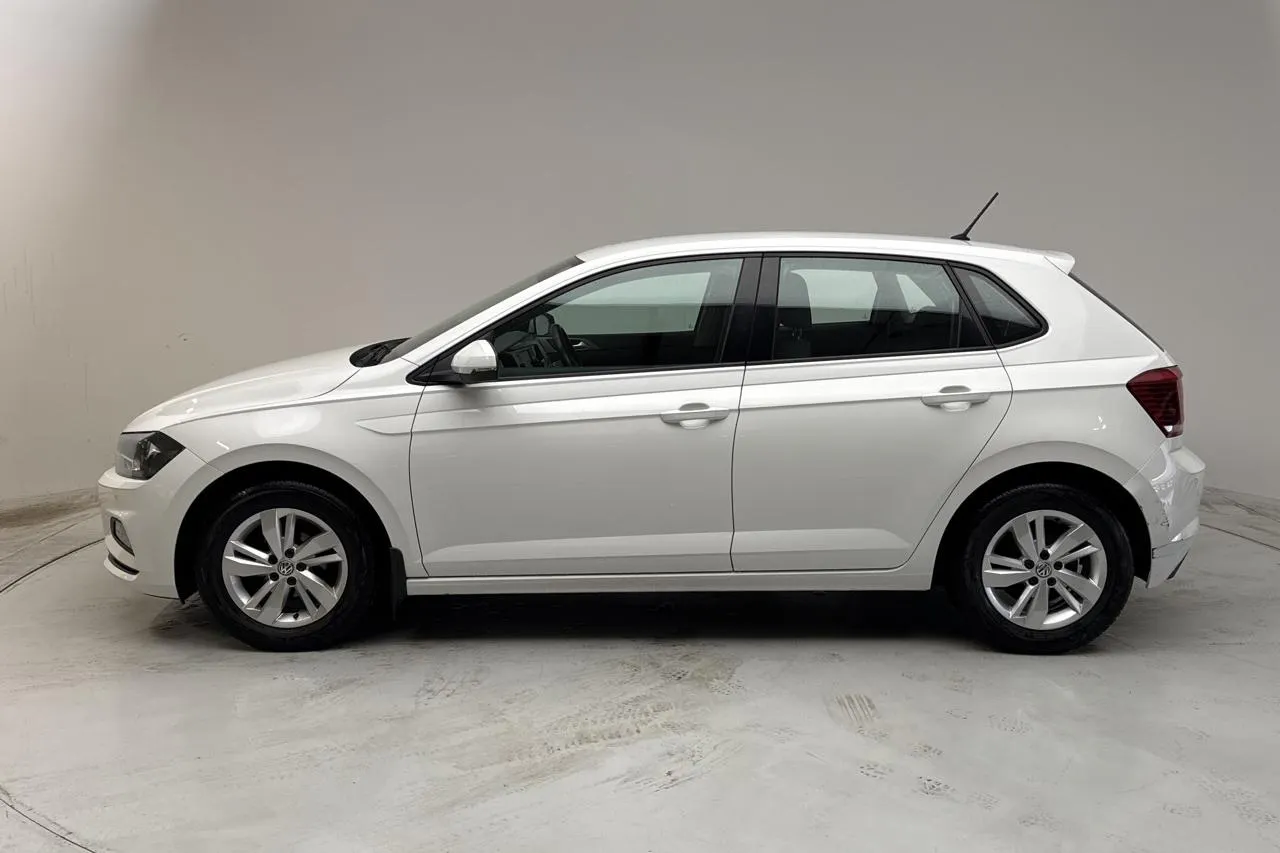 Presentation photo 2 of 13: VW Polo 1.0 TGI 5dr (90hk) - 5 523 Scandinavian mile - Manual - white - 2019
