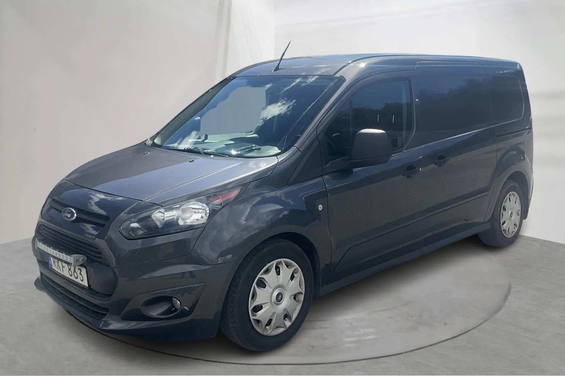 Presentation photo 1 of 15: Ford Transit Connect 1.5 TDCi (100hk) - 26 690 Scandinavian mile - Automatic - gray - 2017