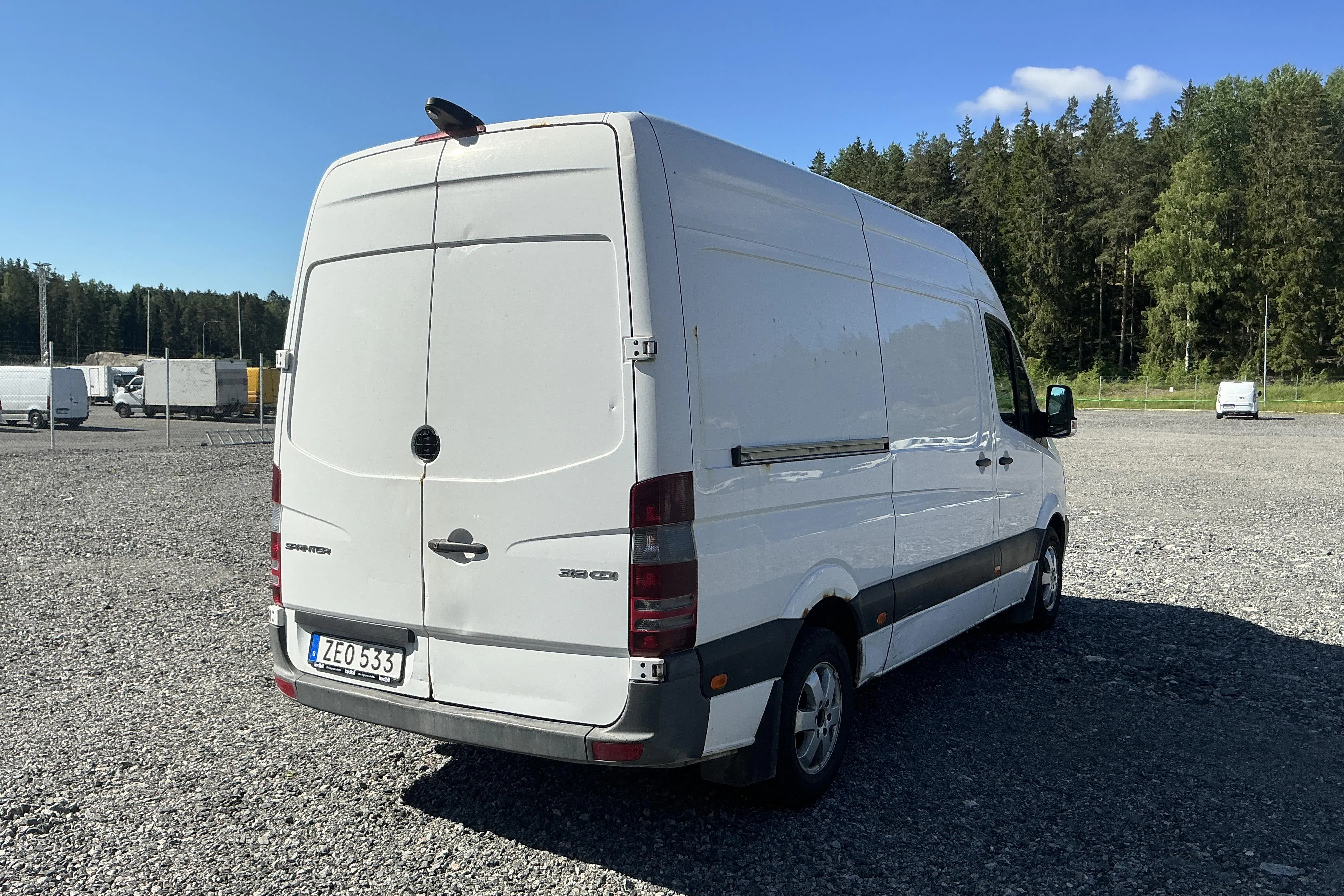 Presentationsfoto 2 av 14: Mercedes Sprinter 319 CDI (190hk) - 18 448 mil - Automat - vit - 2018