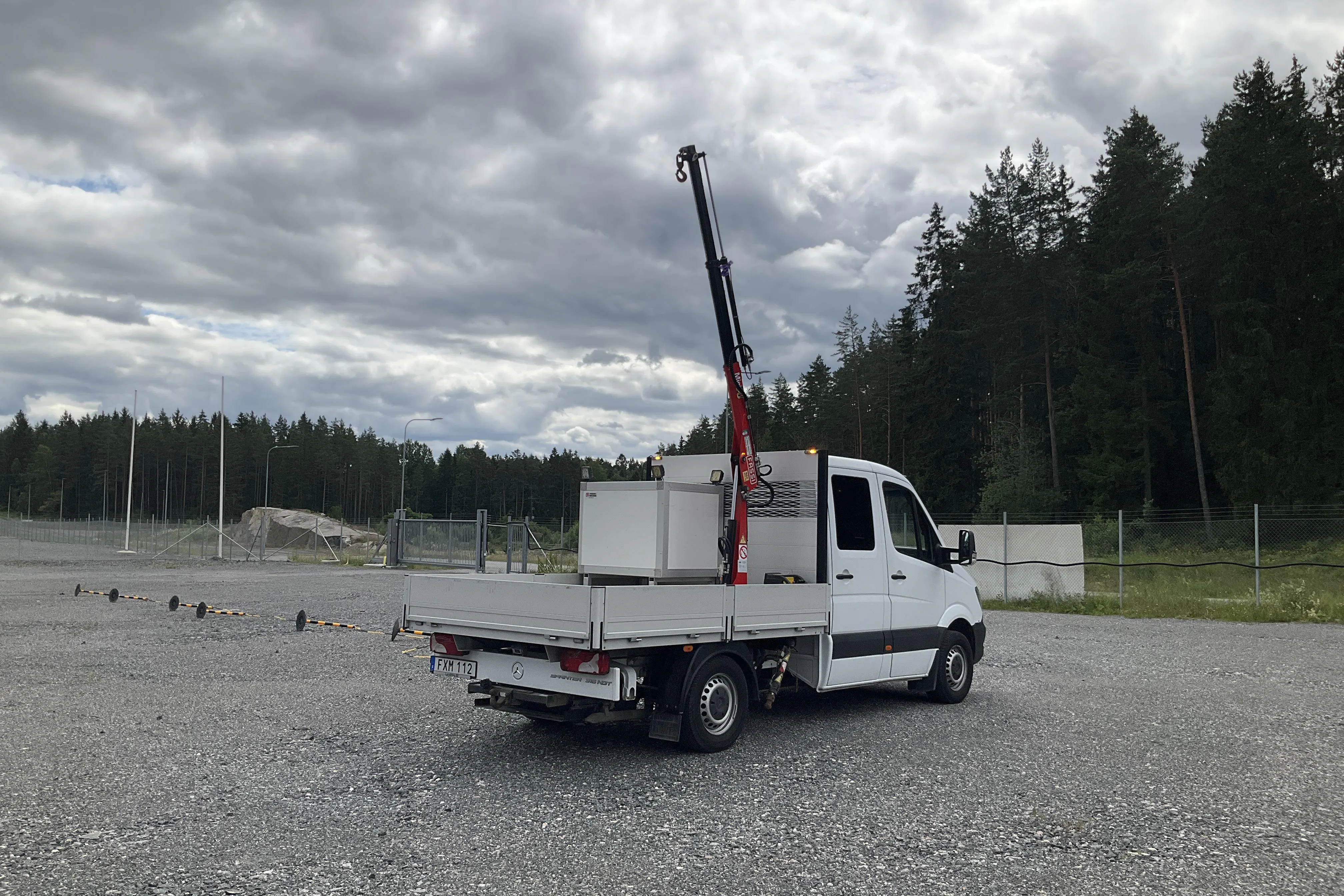 Presentation photo 25 of 25: Mercedes Sprinter 316 NGT Pickup/Chassi (156hk) - 7 986 Scandinavian mile - Automatic - 2017