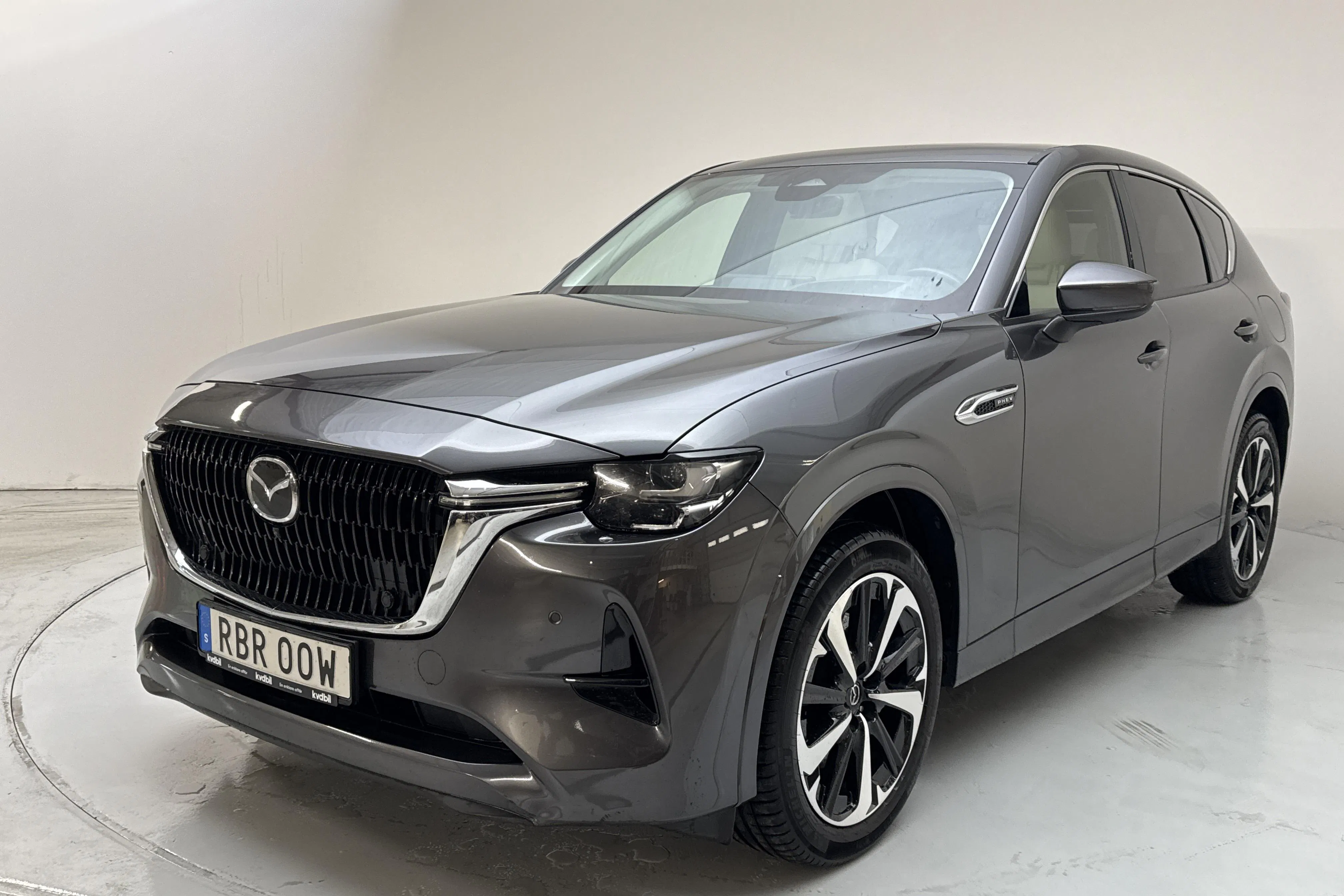 Presentation photo 1 of 15: Mazda CX-60 e-Skyactiv PHEV AWD (327hk) - 114 300 km - Automatic - gray - 2023