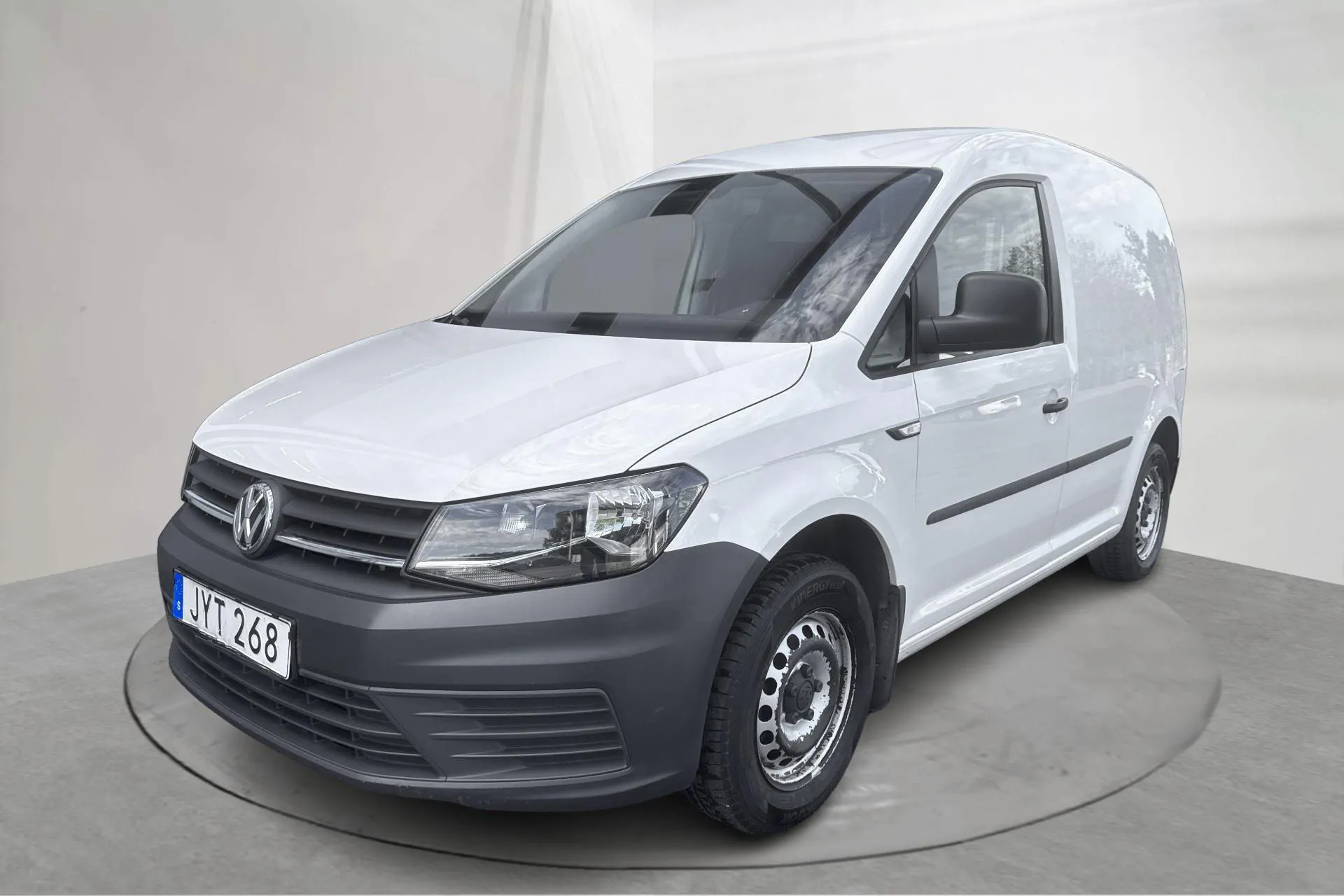 Presentationsfoto 1 av 13: VW Caddy 1.6 TDI Skåp (75hk) - 7 441 mil - Manuell - vit - 2016