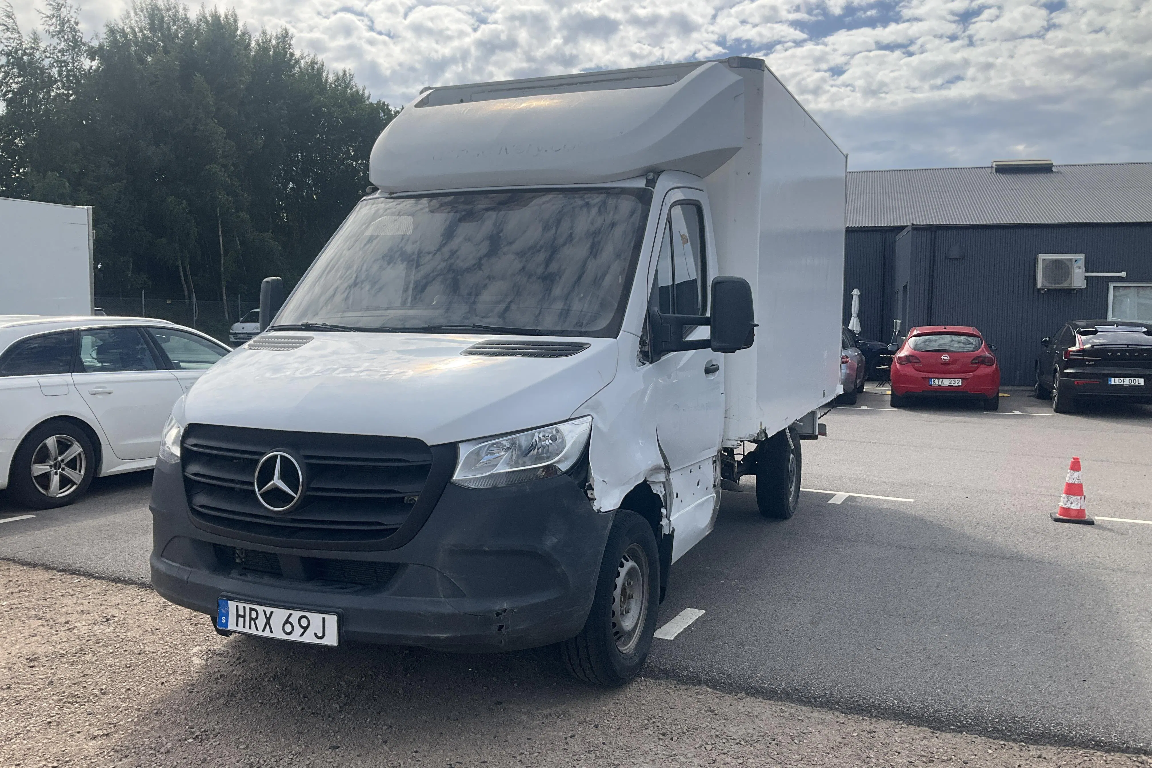 Presentationsfoto 1 av 12: Mercedes Sprinter 315 CDI Chassi RWD (150hk) - 33 527 mil - Automat - vit - 2022