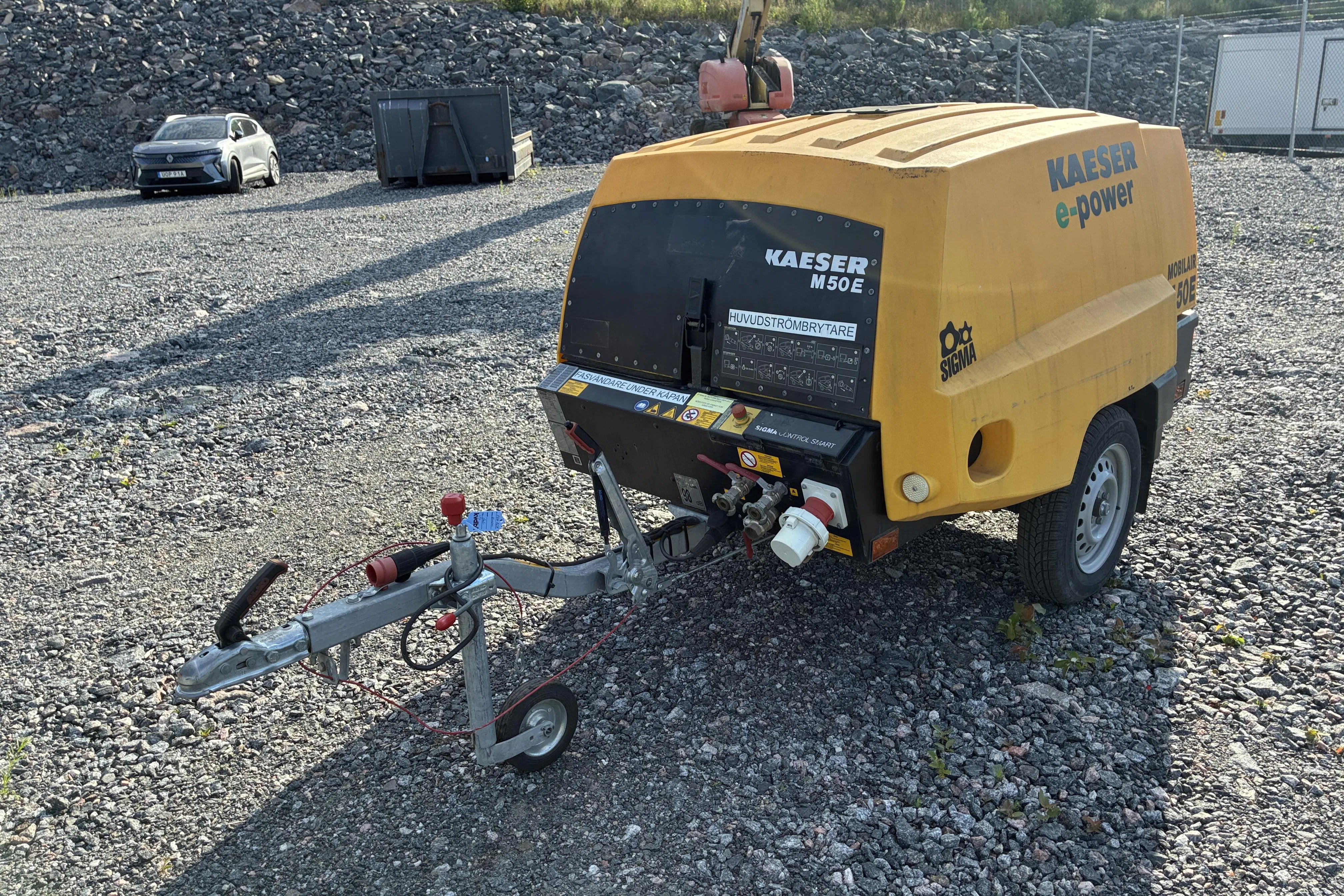 Presentationsfoto 1 av 55: KAESER M50E PE-EL kompressor -  - gul - 2019