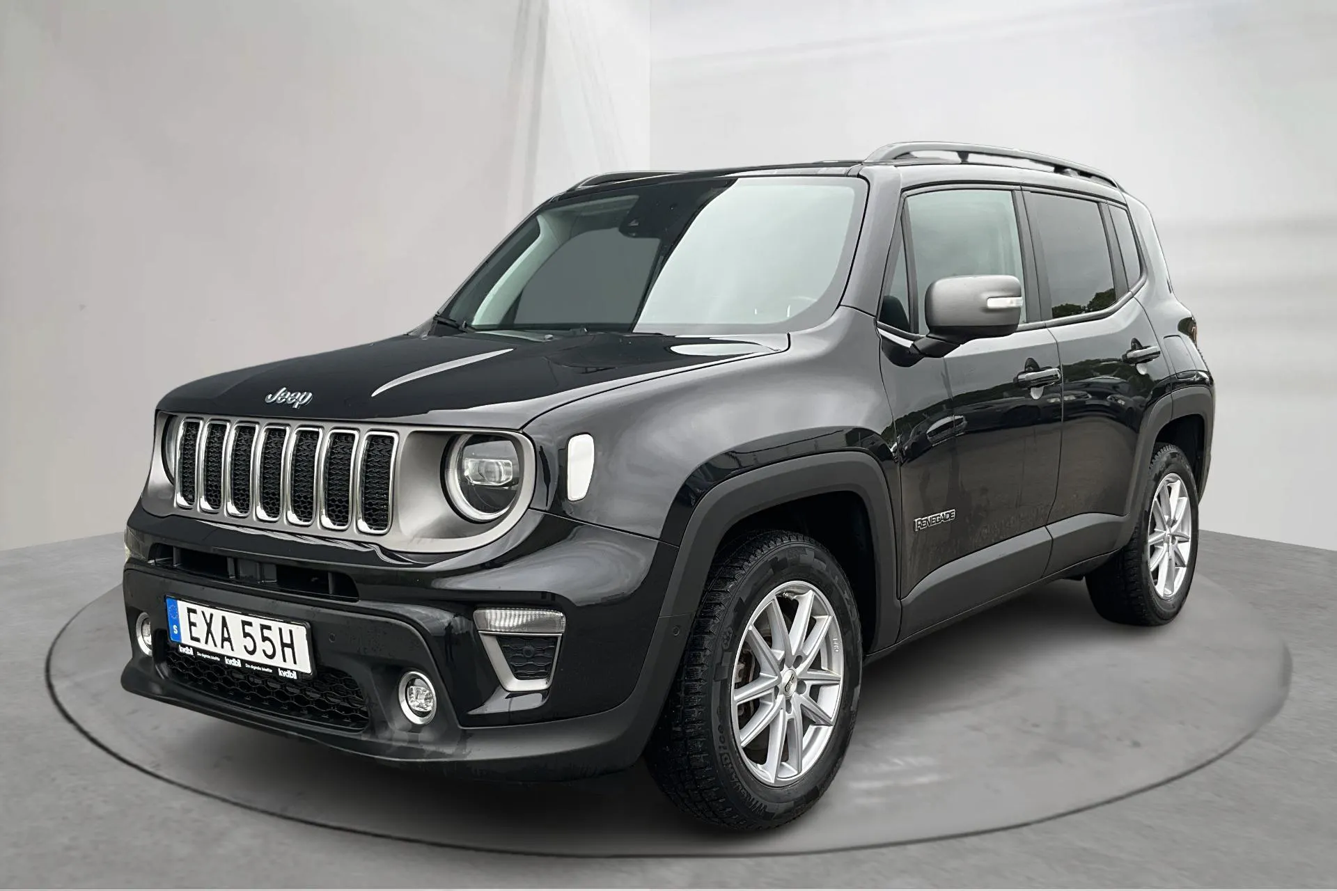 Presentation photo 1 of 17: Jeep Renegade 1.3 PHEV 4WD (190hk) - 98 750 km - Automatic - black - 2020