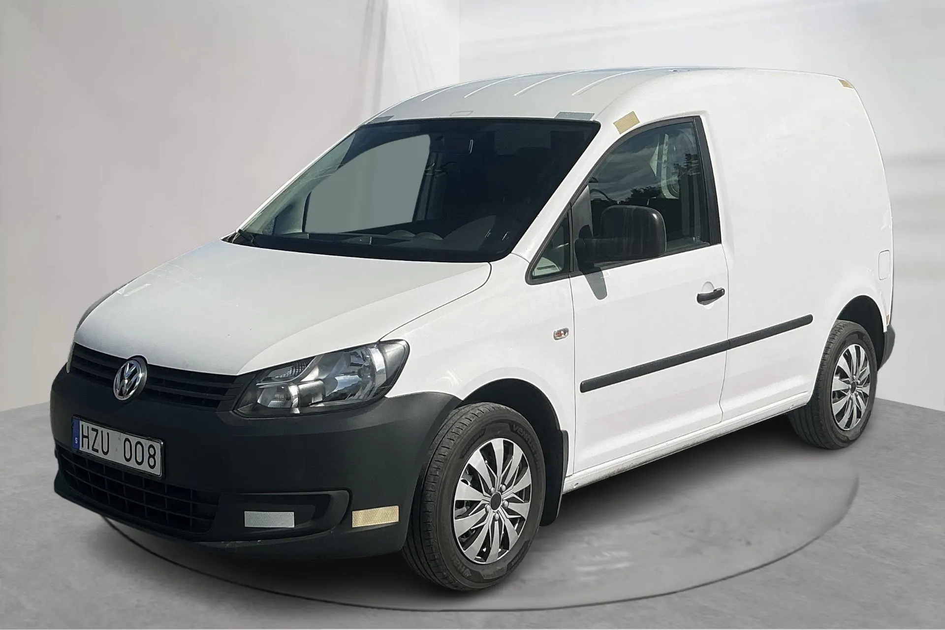 Presentation photo 1 of 12: VW Caddy 2.0 Ecofuel Skåp (109hk) - 13 971 Scandinavian mile - Manual - white - 2012