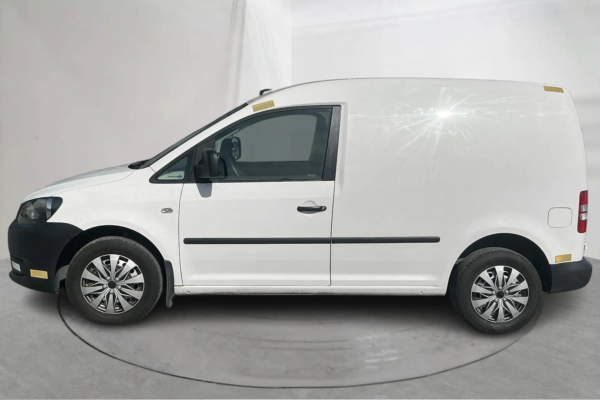 Presentation photo 2 of 12: VW Caddy 2.0 Ecofuel Skåp (109hk) - 13 971 Scandinavian mile - Manual - white - 2012