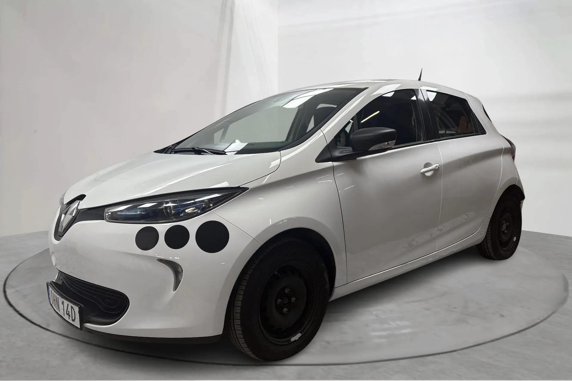 Presentationsfoto 1 av 17: Renault Zoe 41kWh R90 (92hk) - 4 348 mil - Automat - vit - 2019