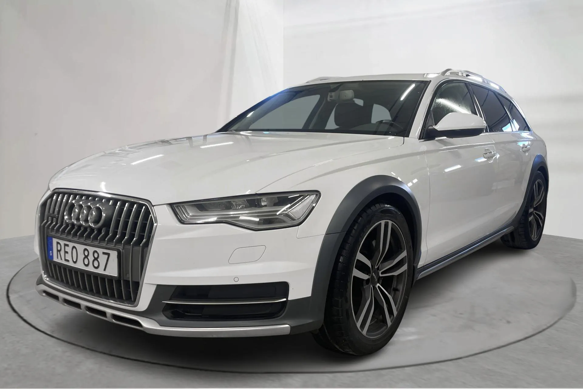 Presentation photo 1 of 17: Audi A6 Allroad 3.0 TDI quattro (218hk) - 163 070 km - Automatic - white - 2017