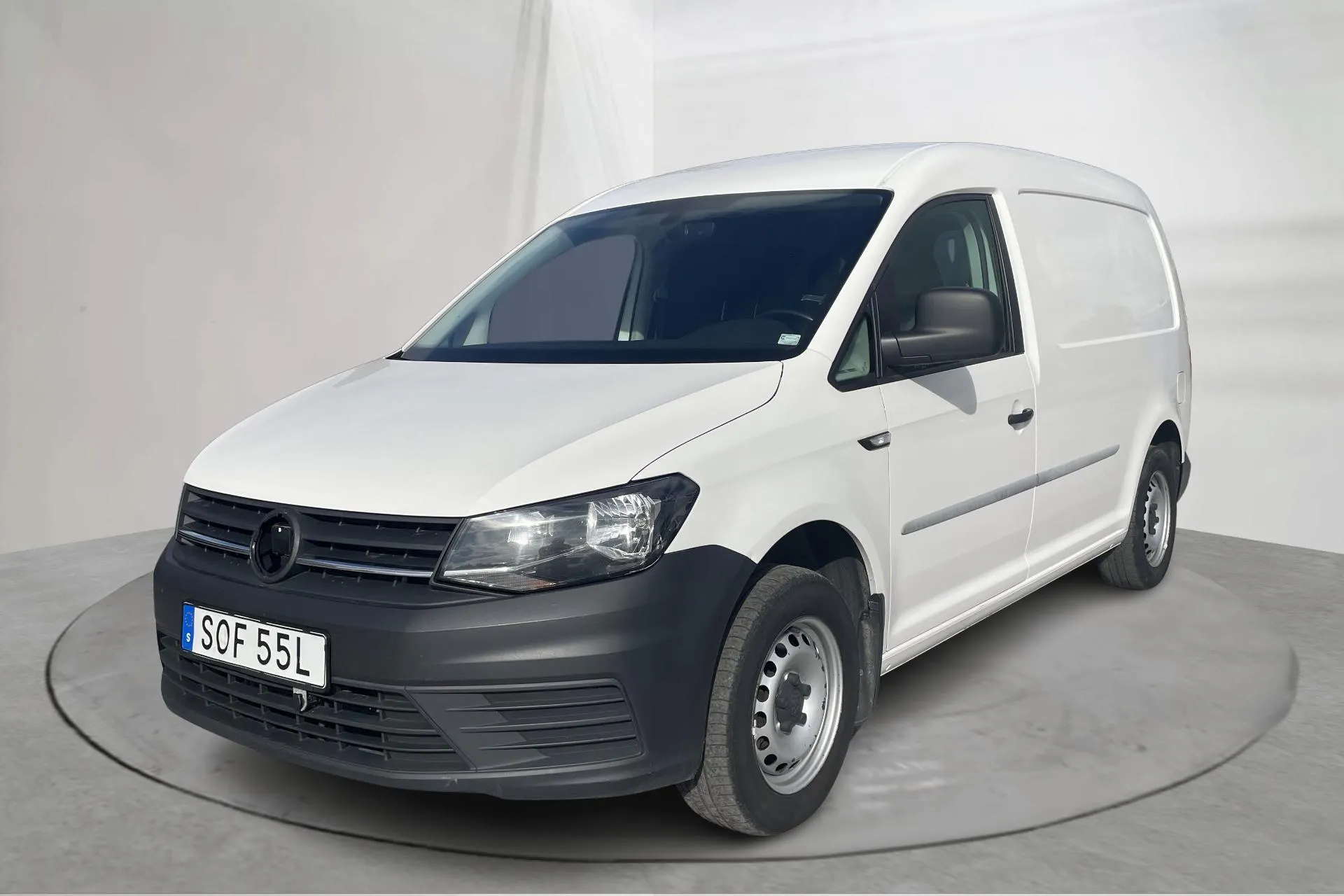 Presentation photo 1 of 16: VW Caddy 2.0 TDI Maxi Skåp (102hk) - 89 210 km - Manual - white - 2020