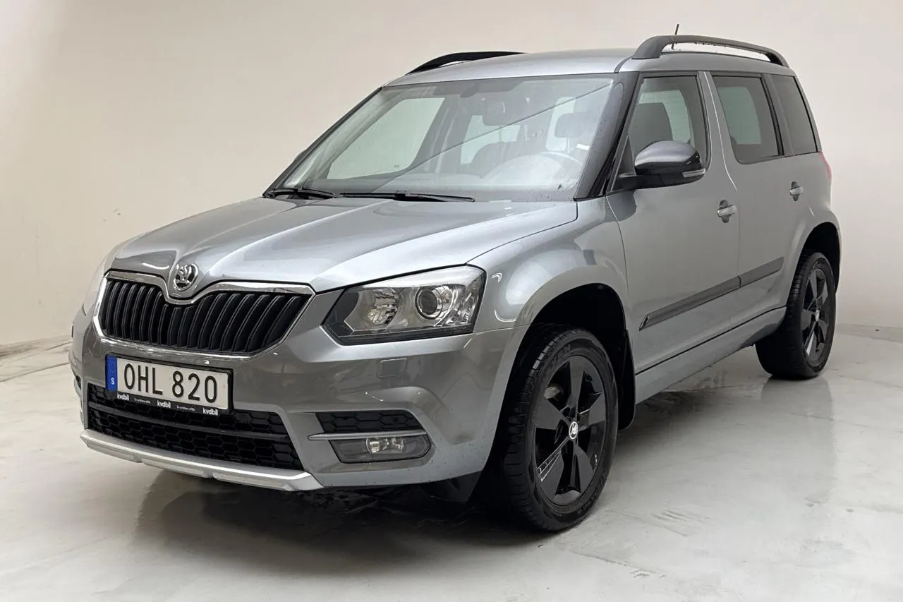 Presentation photo 1 of 12: Skoda Yeti 1.2 TSI (110hk) - 6 644 Scandinavian mile - Manual - gray - 2017