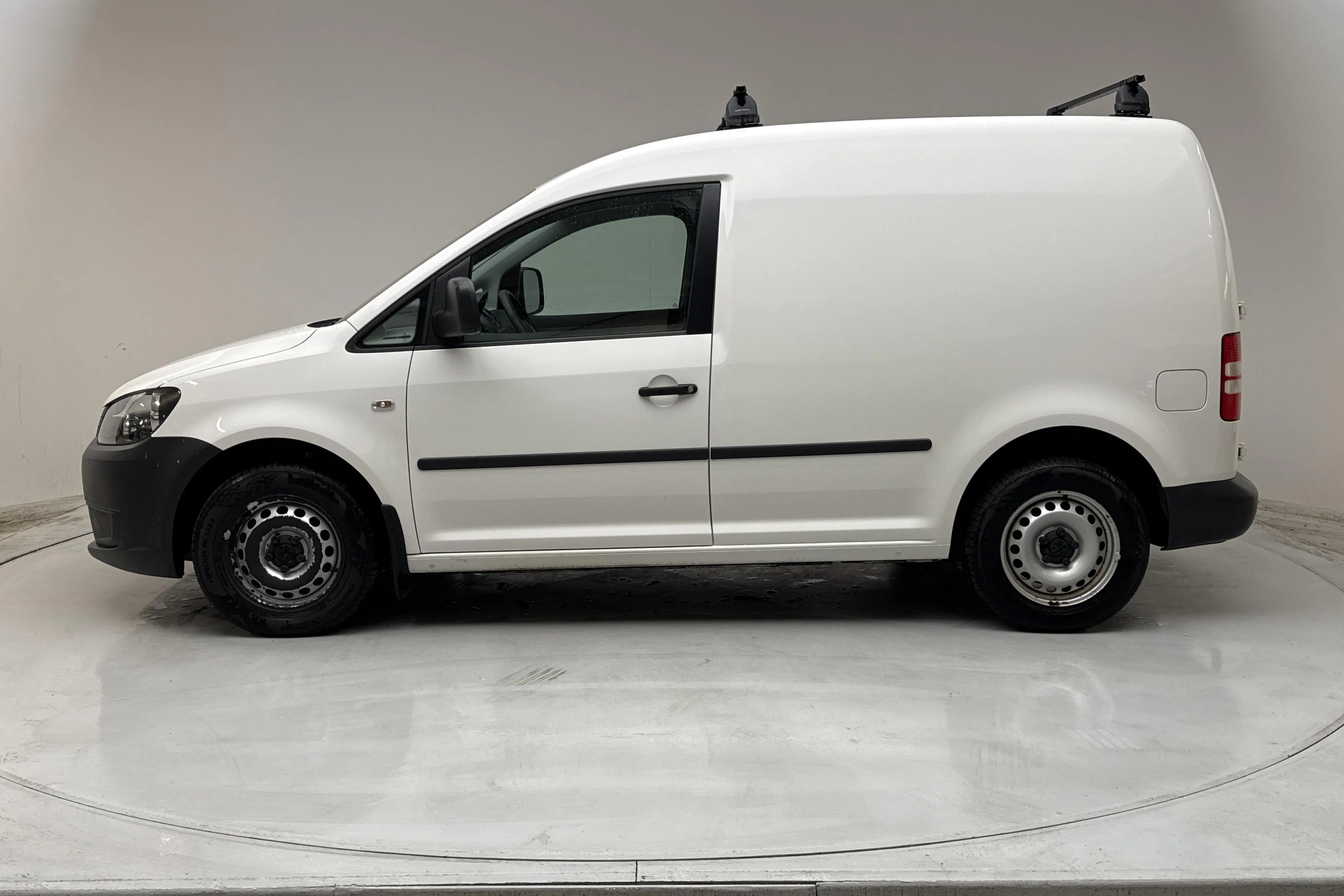 Presentation photo 2 of 11: VW Caddy 2.0 Ecofuel Skåp (109hk) - 78 550 km - Manual - white - 2013