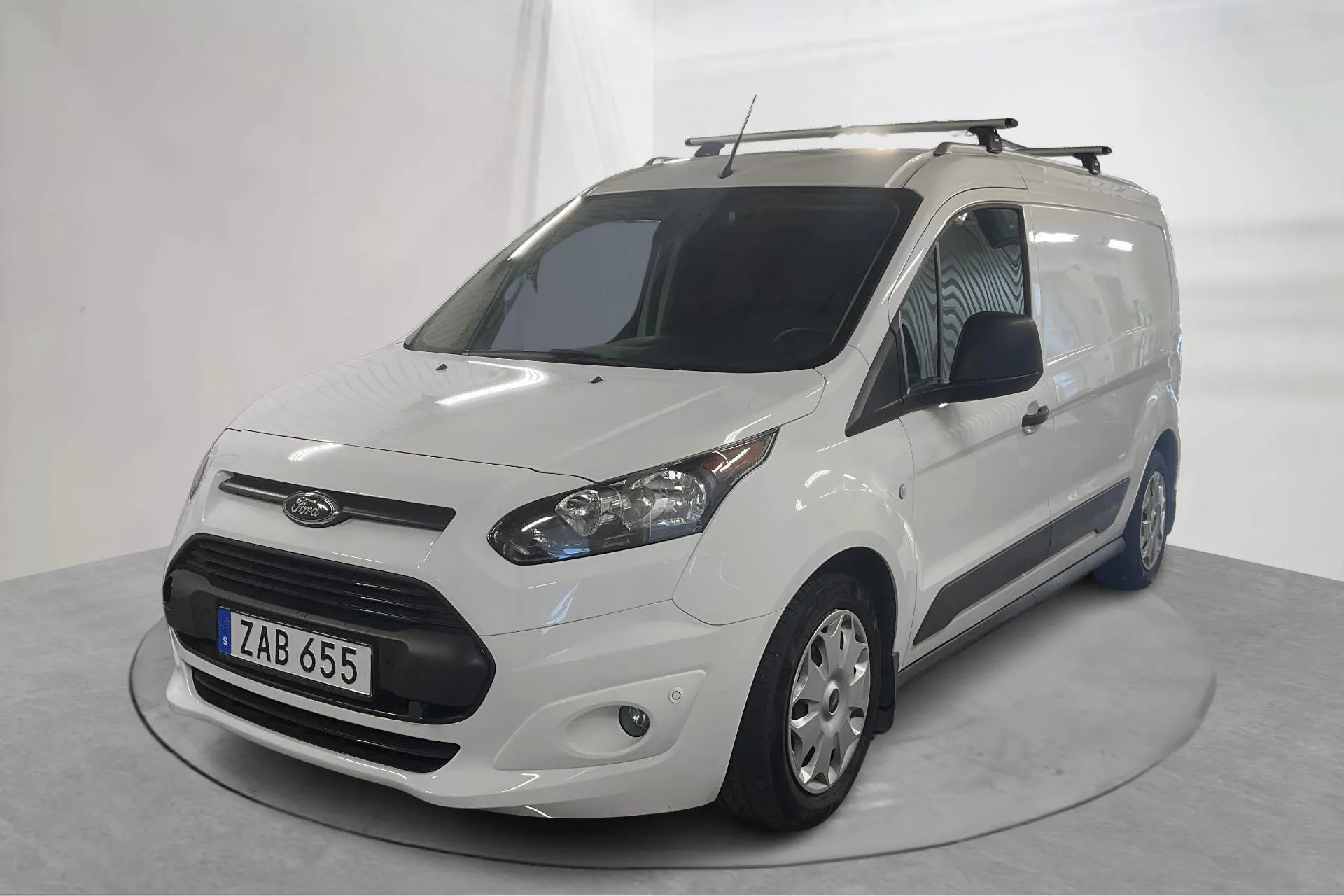 Presentation photo 1 of 17: Ford Transit Connect 1.5 TDCi (100hk) - 24 150 km - Automatic - white - 2018