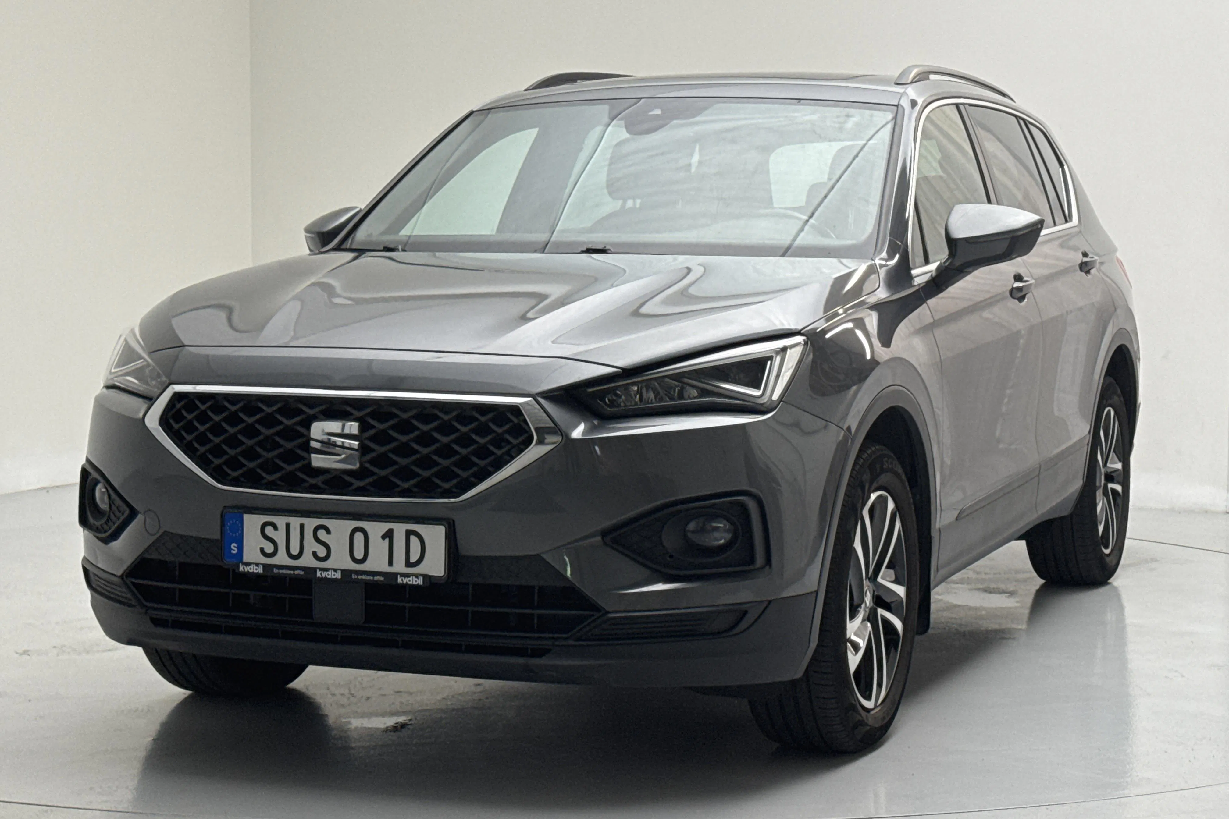 Presentation photo 1 of 15: Seat Tarraco 2.0 TDI 5dr (150hk) - 18 449 Scandinavian mile - Manual - gray - 2019