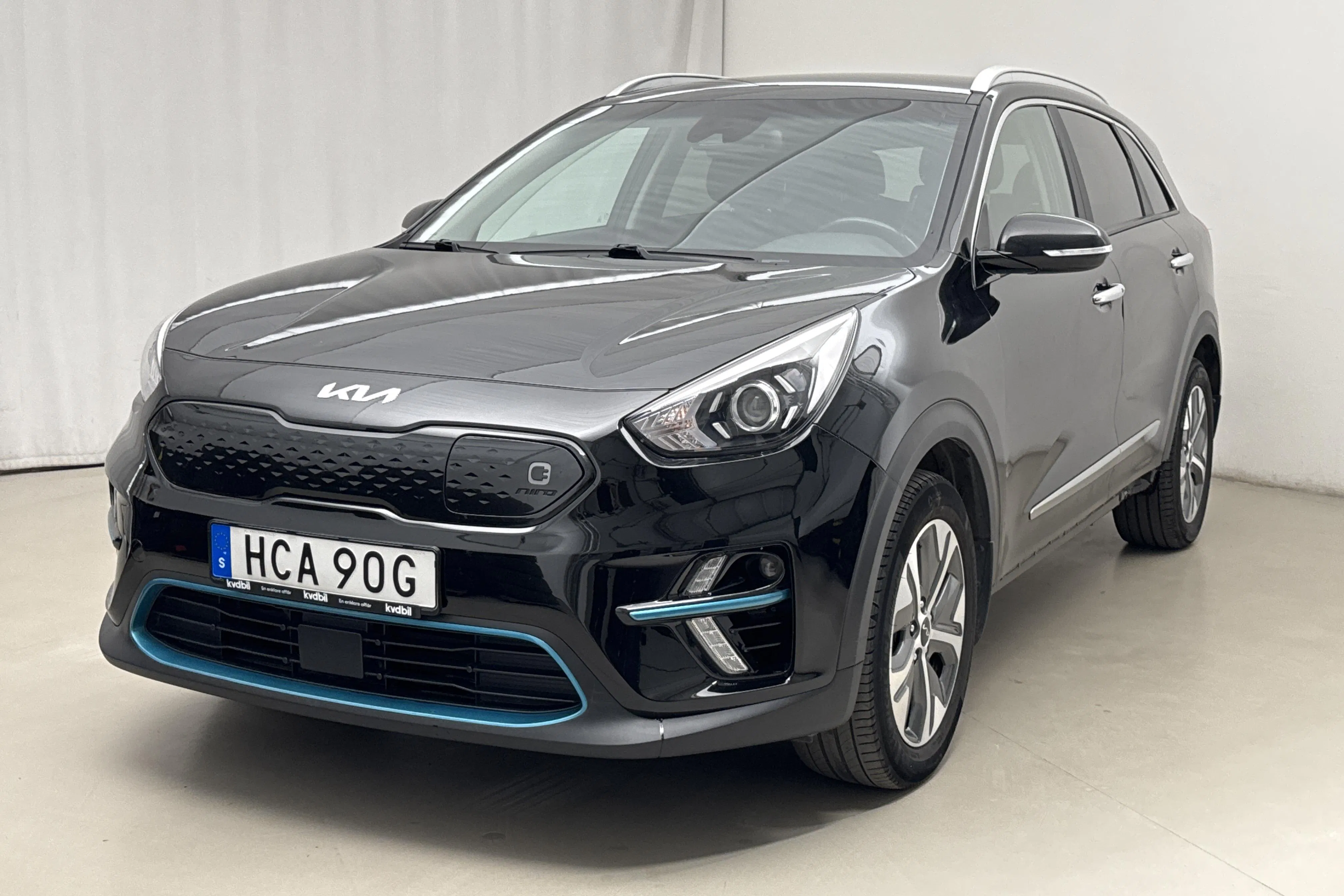 Presentationsfoto 1 av 20: KIA e-Niro 64kWh (204hk) - 15 134 mil - Automat - svart - 2022