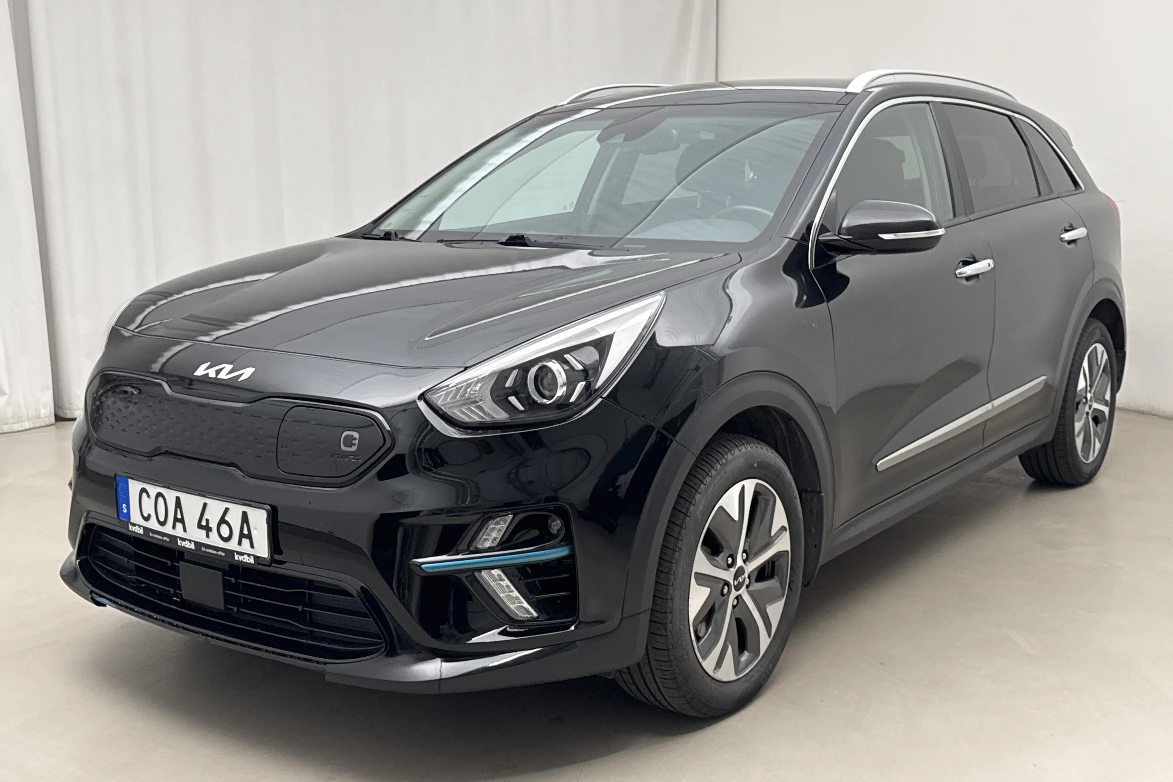 Presentation photo 1 of 15: KIA e-Niro 64kWh (204hk) - 171 920 km - Automatic - black - 2022