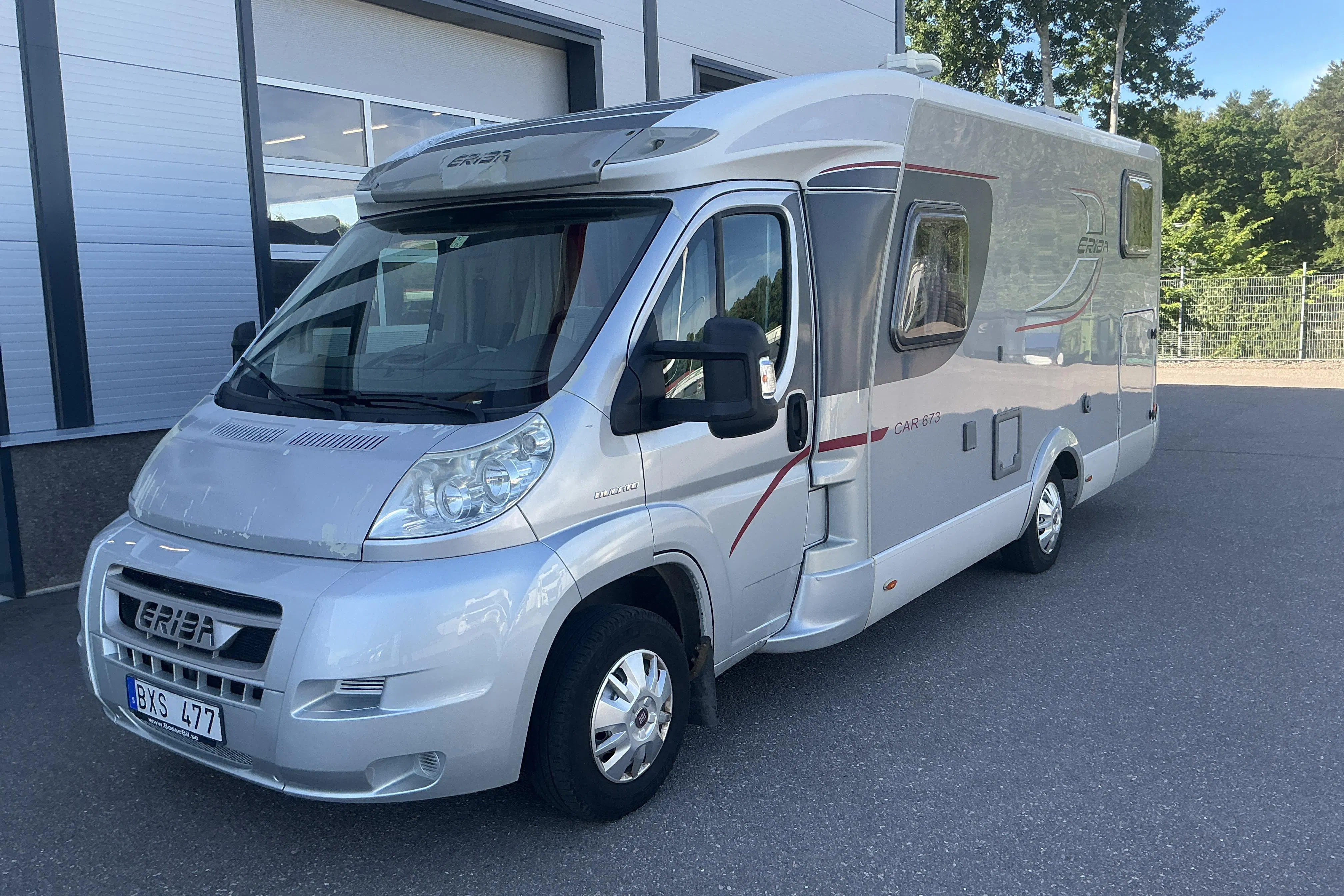 Presentation photo 1 of 36: FIAT HYMER ERIBA CAR 673 Husbil - 75 460 km - Manual - 2010
