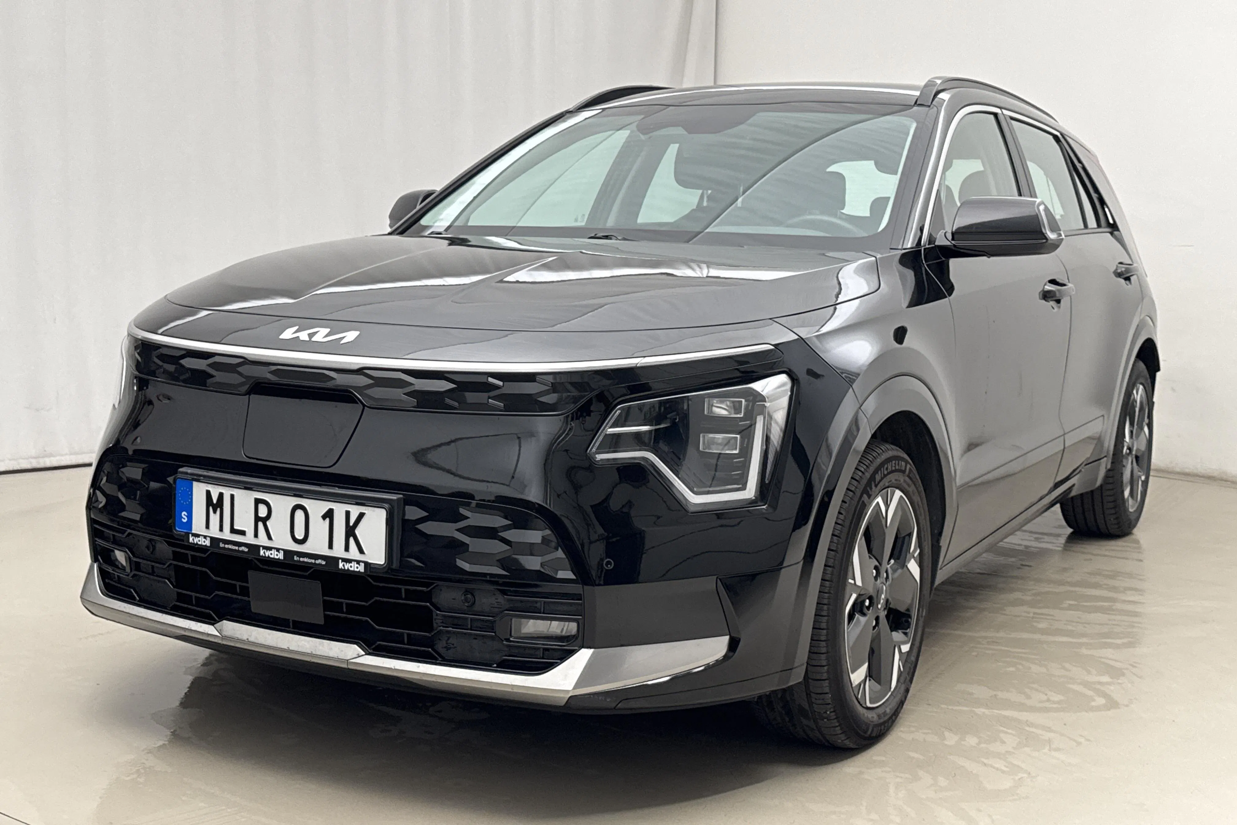 Presentation photo 1 of 21: KIA Niro EV 65kWh (204hk) - 144 940 km - Automatic - black - 2023