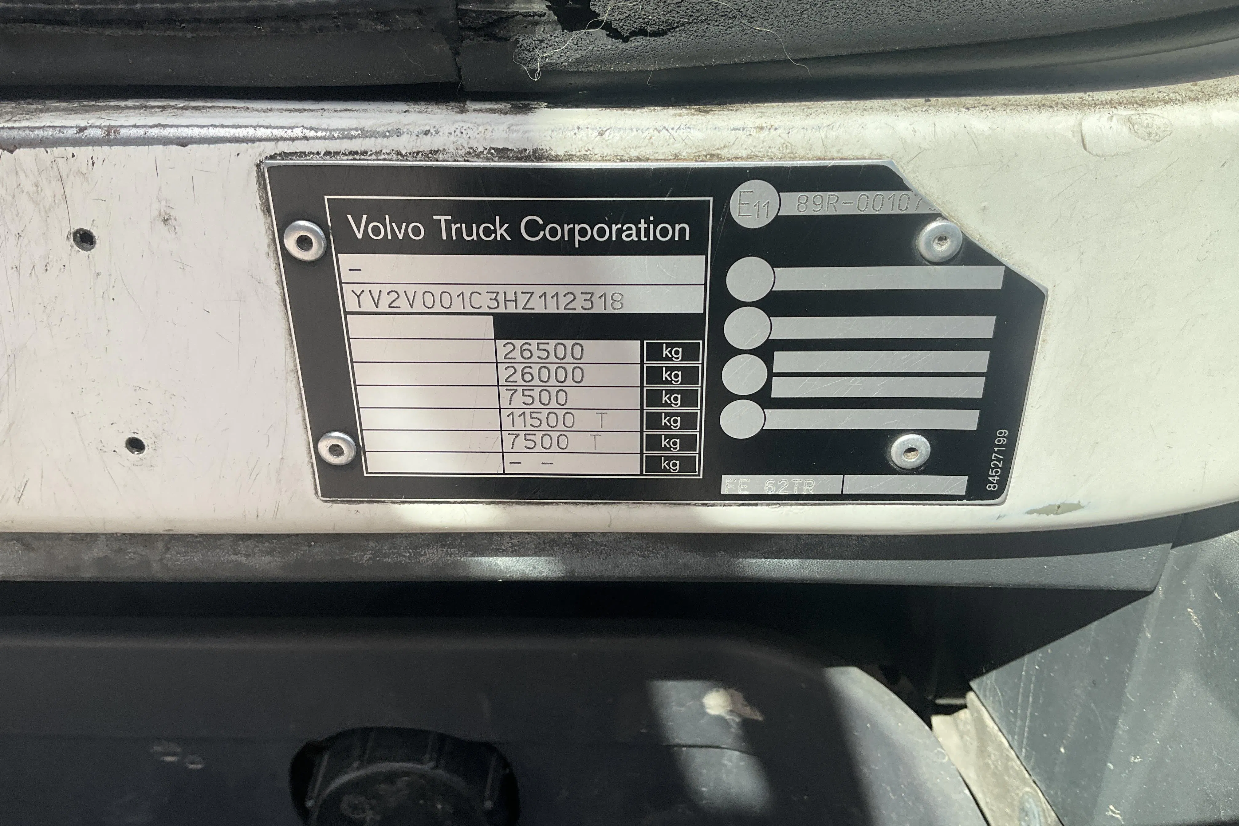 Presentation photo 43 of 43: VOLVO FE320 - 98 859 km - Automatic - white - 2017