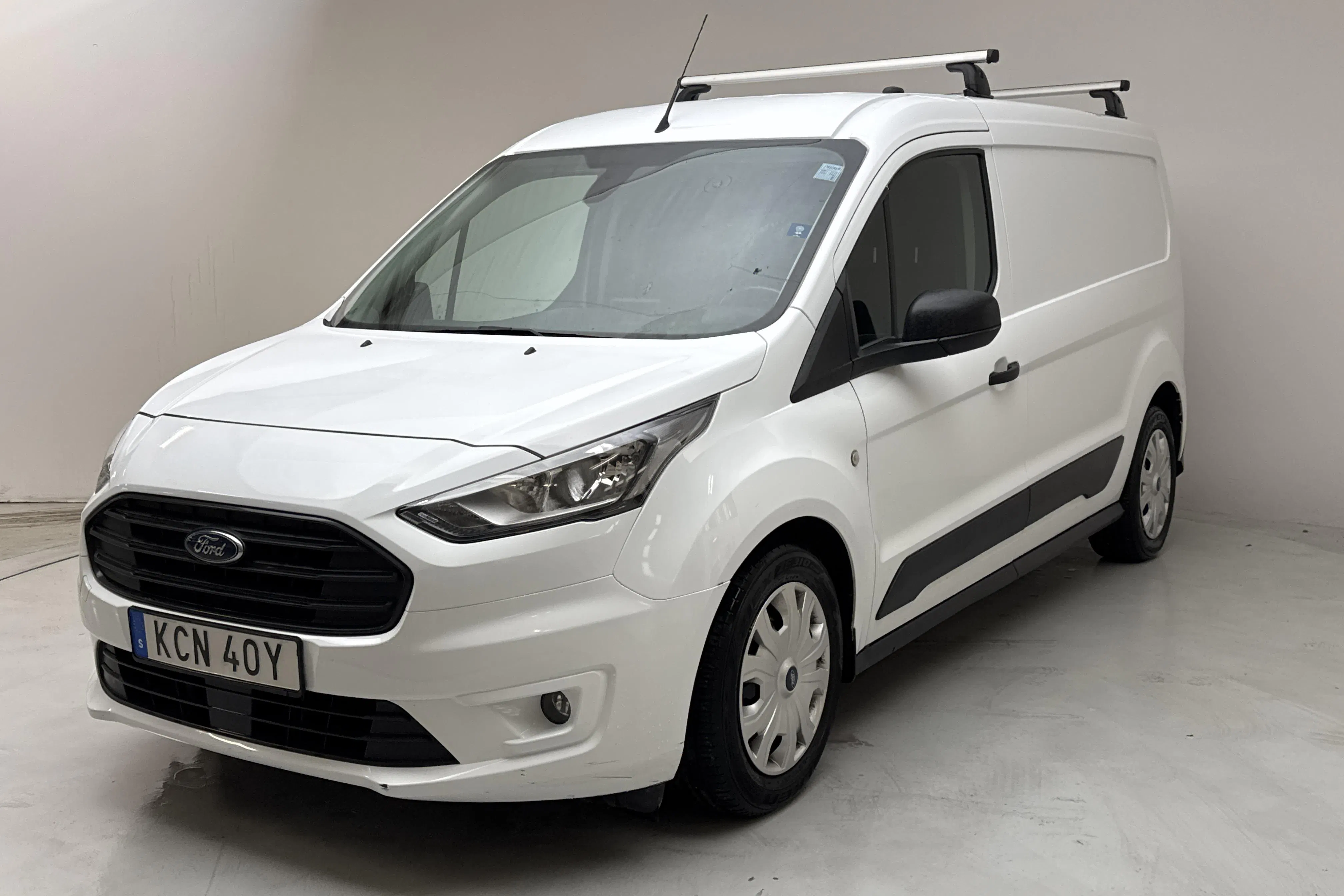 Presentation photo 1 of 11: Ford Transit Connect 1.5 EcoBlue (100hk) - 67 630 km - Automatic - white - 2020