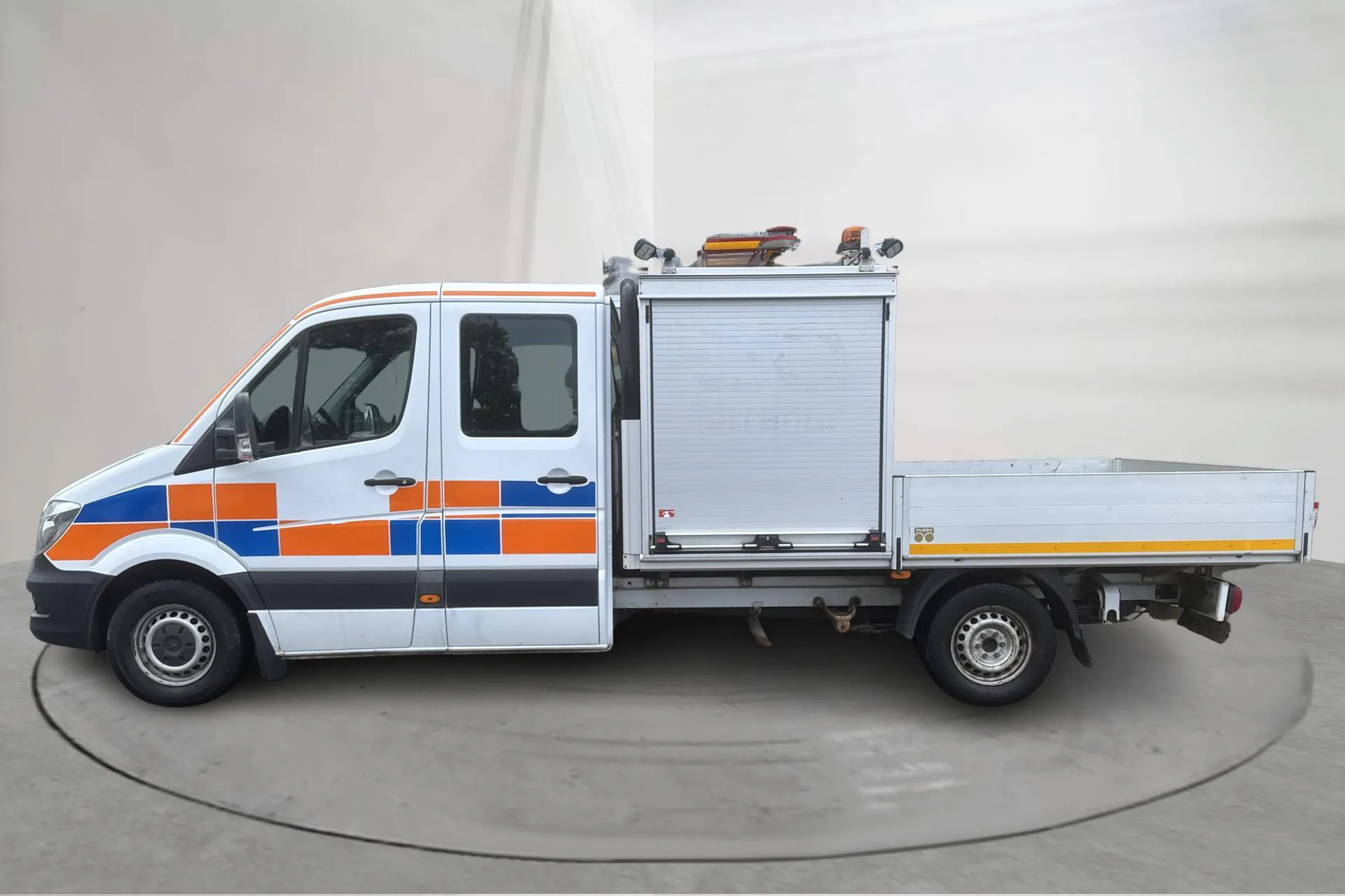 Presentationsfoto 2 av 16: Mercedes Sprinter 316 CDI Pickup/Chassi (163hk) - 21 424 mil - Automat - vit - 2018