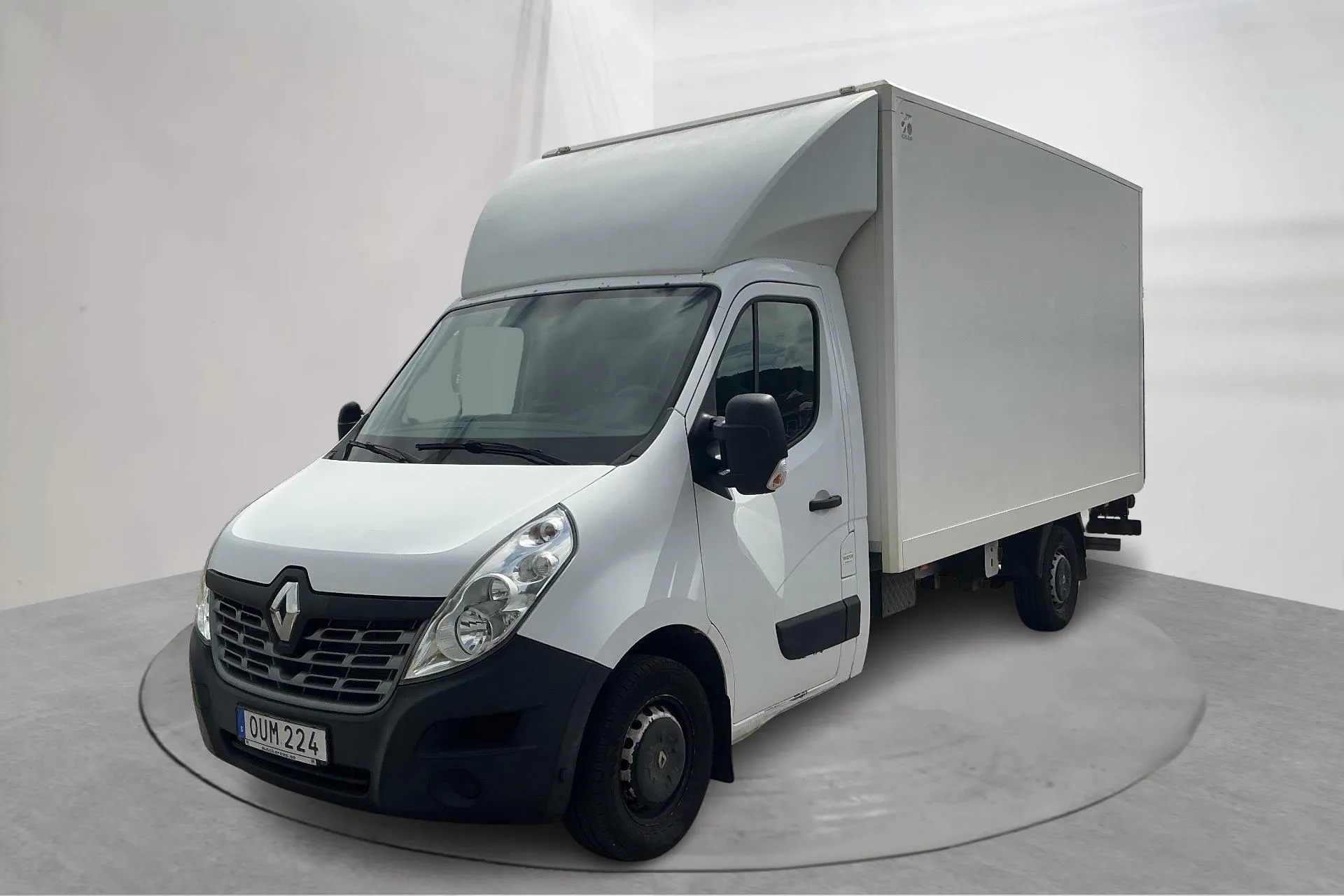 Presentationsfoto 1 av 12: Renault Master 2.3 dCi Volymskåp 2WD (145hk) - 17 565 mil - Manuell - vit - 2019
