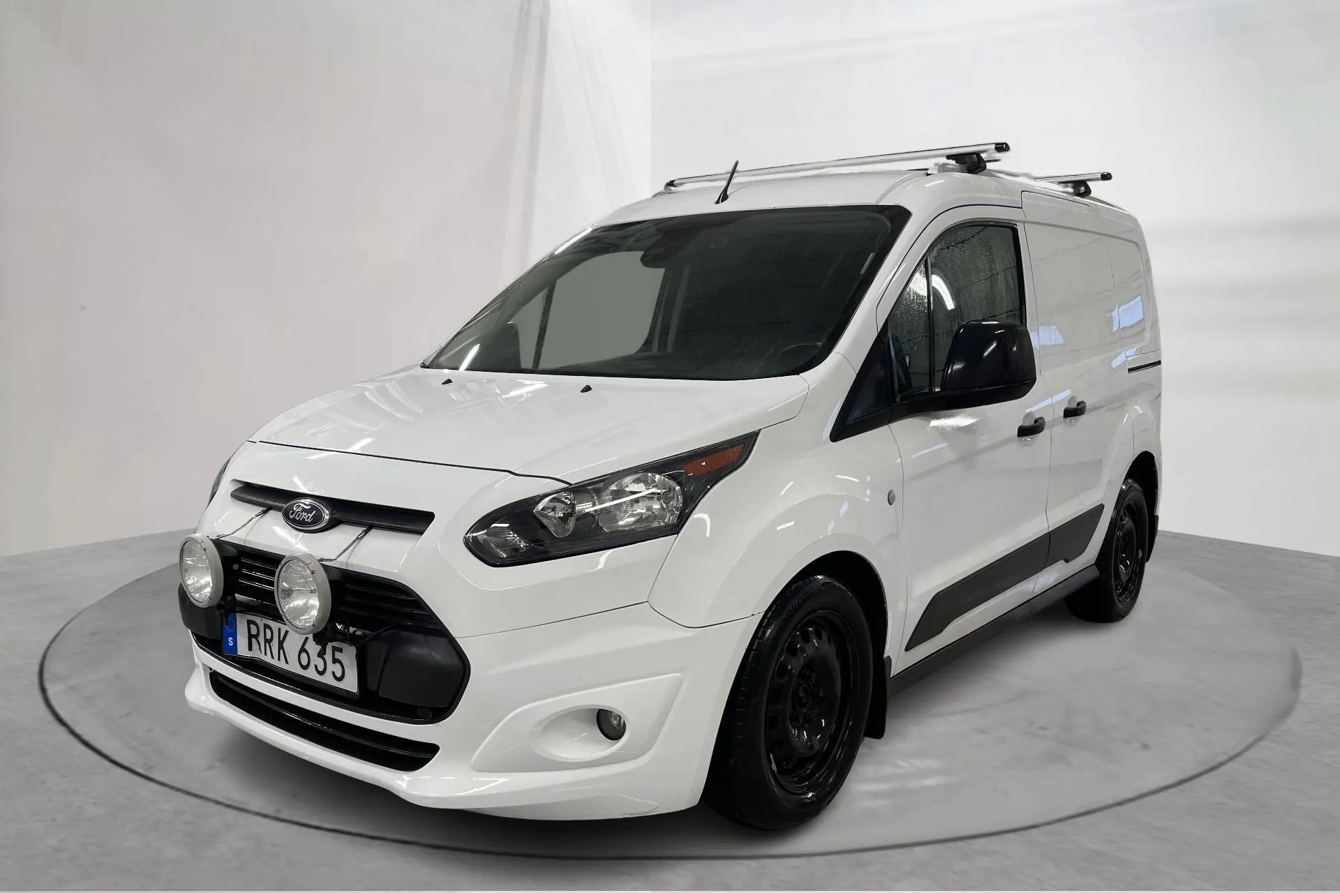 Presentation photo 1 of 14: Ford Transit Connect 1.5 TDCi (100hk) - 11 689 Scandinavian mile - Automatic - white - 2016