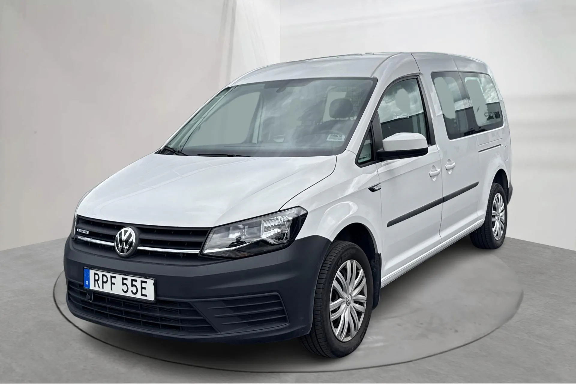 Presentation photo 1 of 14: VW Caddy Maxi Life 1.4 TGI (110hk) - 20 350 km - Manual - white - 2020