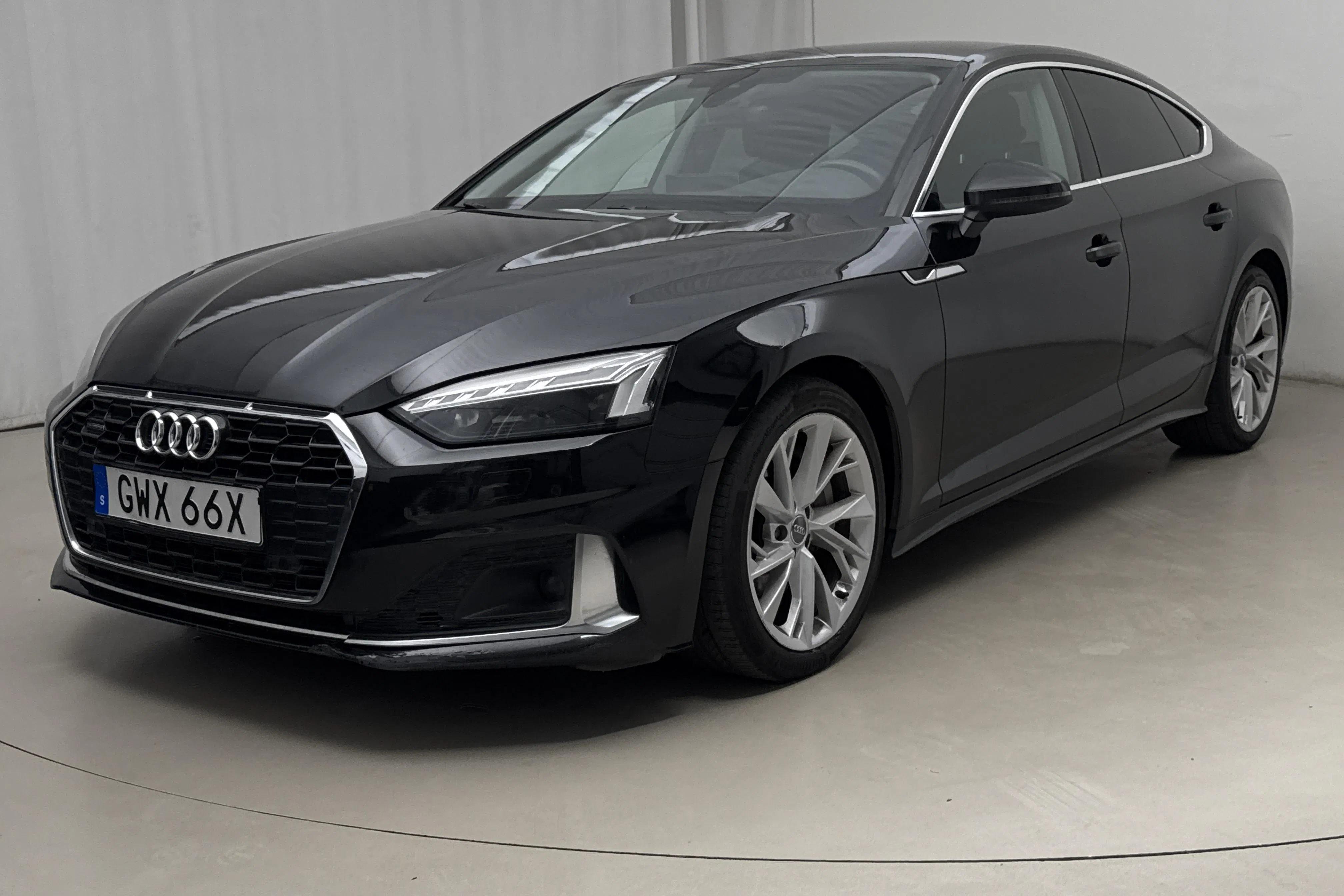 Presentation photo 1 of 15: Audi A5 Sportback 45 TFSI quattro (265hk) - 118 520 km - Automatic - black - 2021