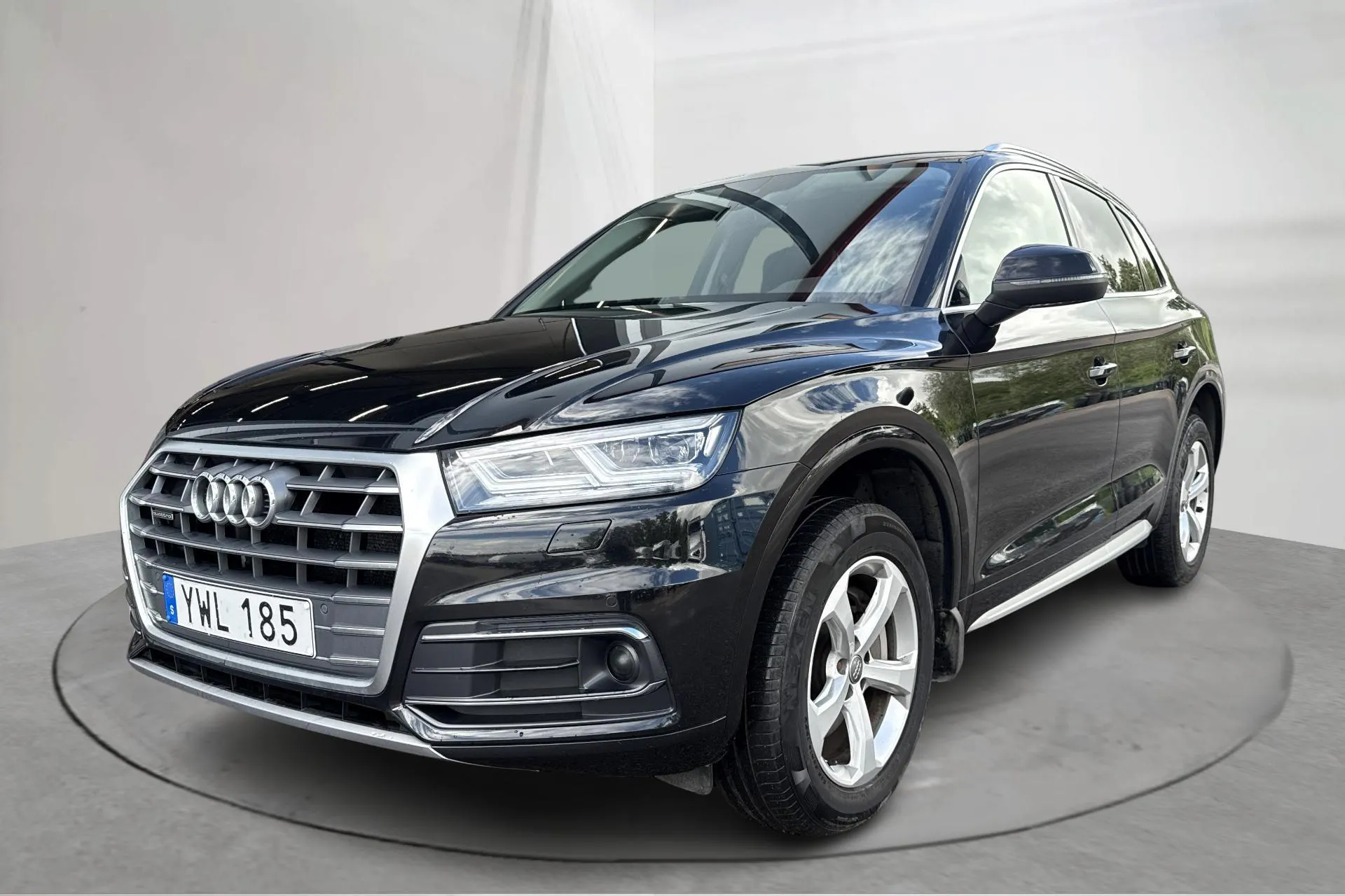 Presentation photo 1 of 14: Audi Q5 2.0 TDI quattro (190hk) - 105 850 km - Automatic - black - 2018