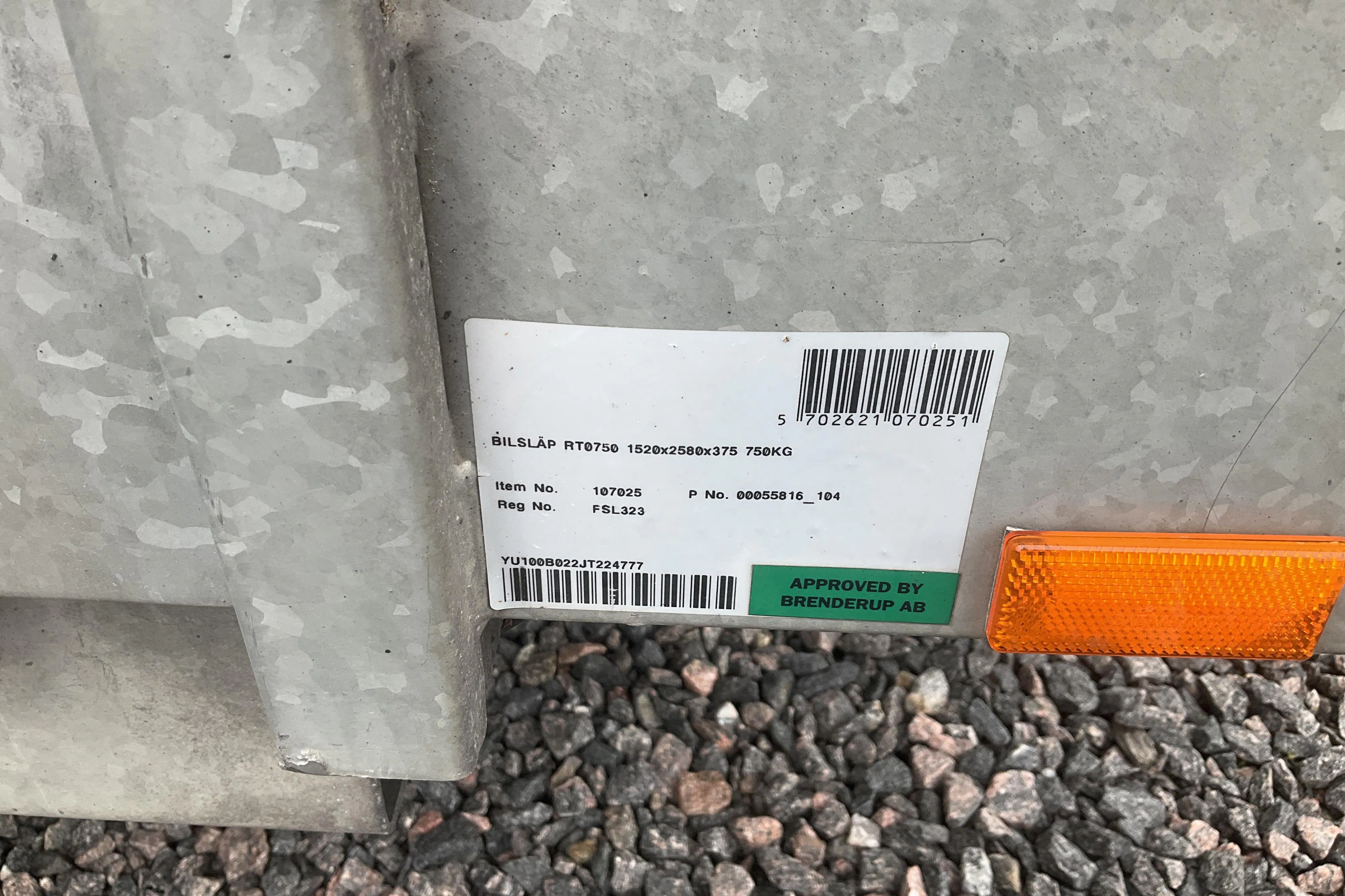 Presentation photo 11 of 11: FOGELSTA RT0750 Släpvagn med tippfunktion - 0 km - 2018