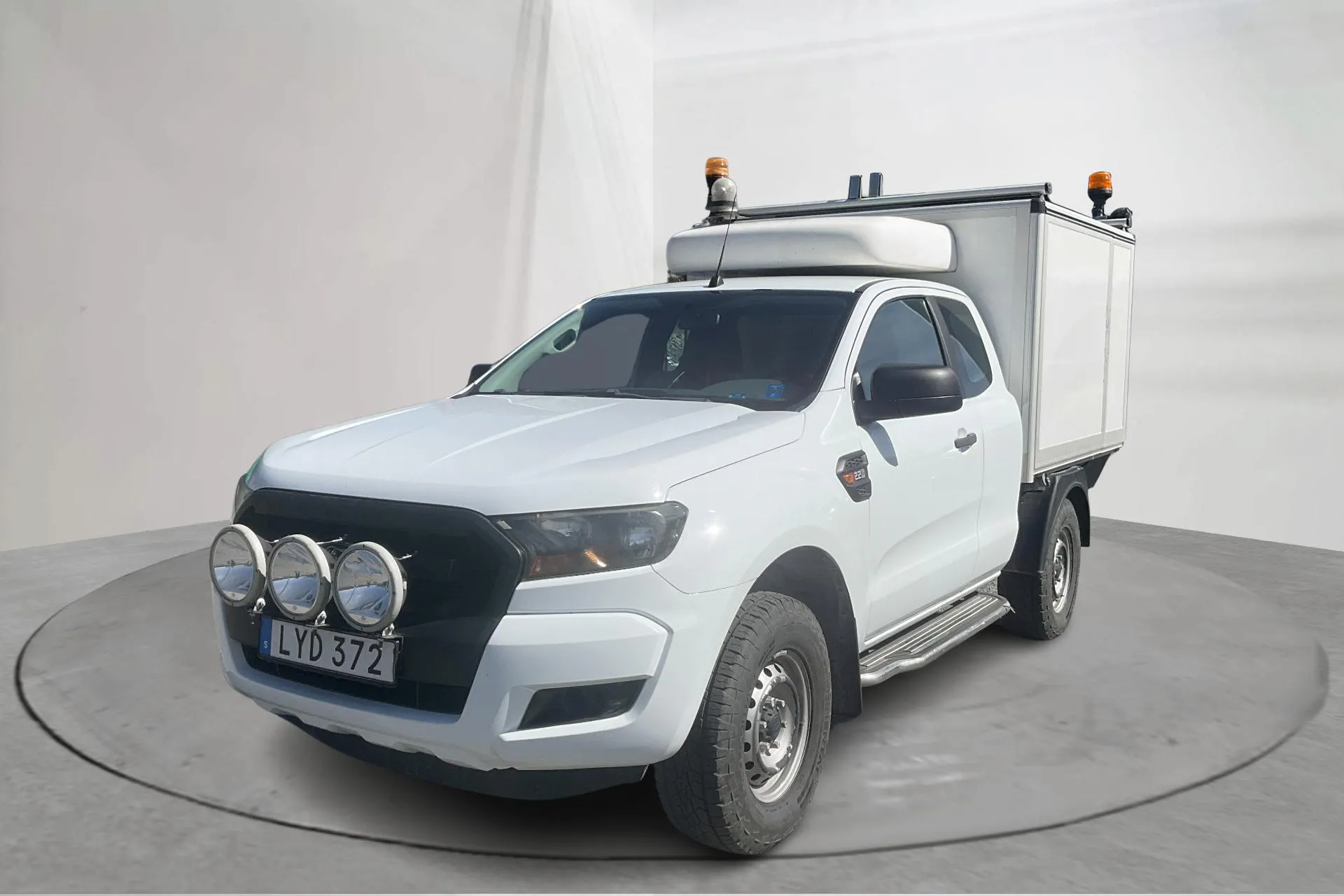 Presentationsfoto 1 av 13: Ford Ranger 2.2 TDCi 4WD (160hk) - 14 649 mil - Manuell - vit - 2016