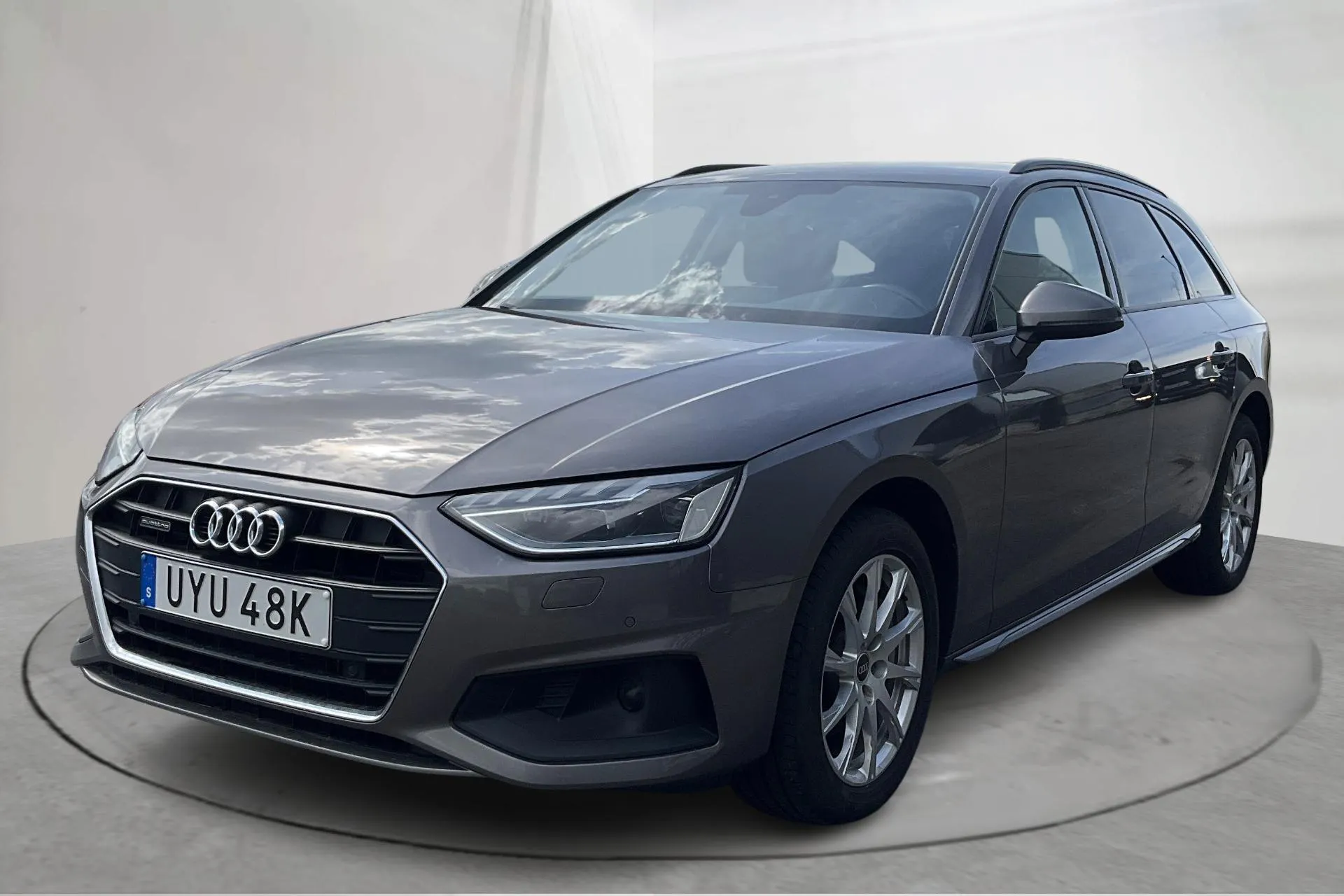 Presentationsfoto 1 av 18: Audi A4 Avant 40 TDI quattro (204hk) - 20 269 mil - Automat - grå - 2021