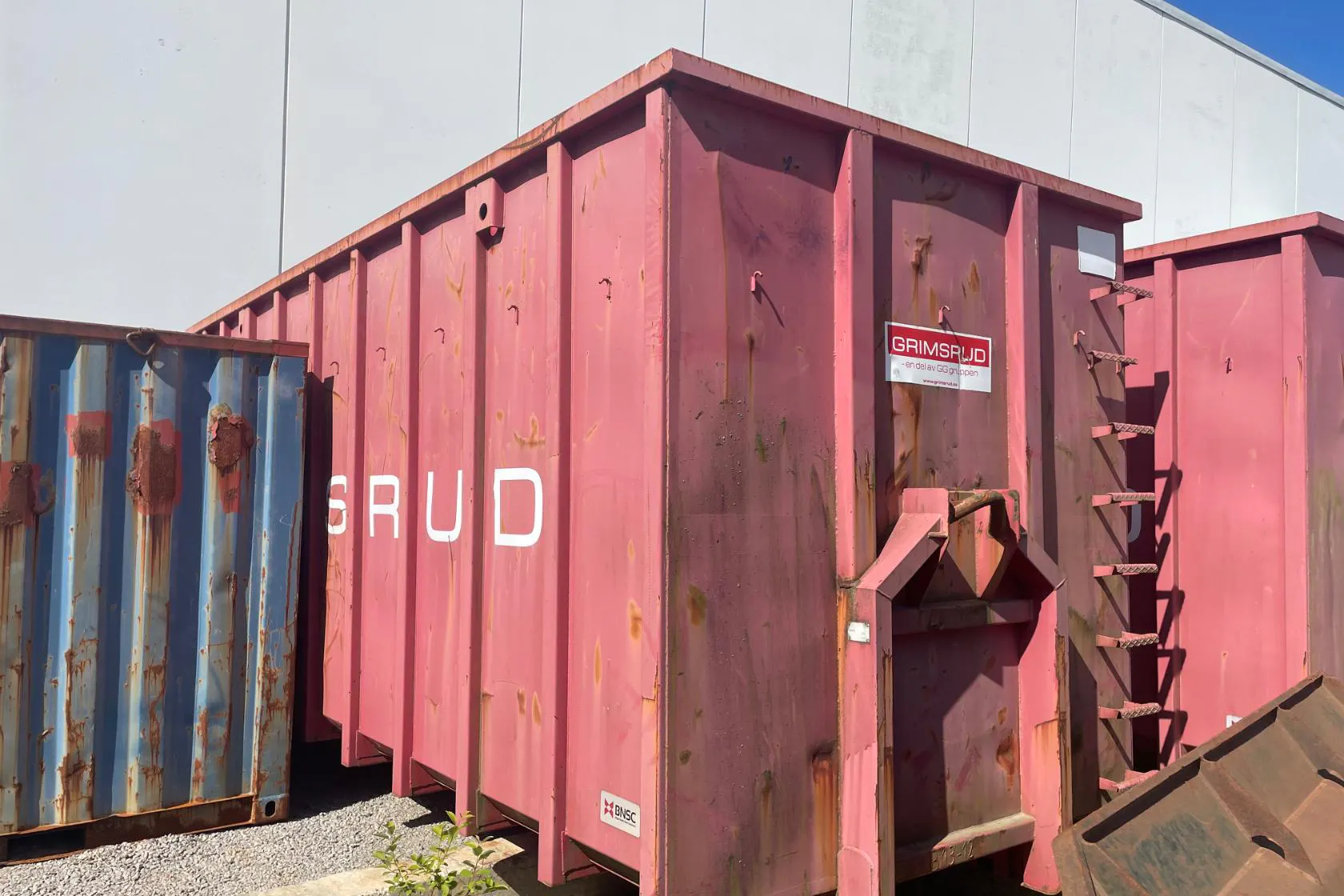 Presentation photo 2 of 12: BNSC Container på lastväxlarram - 0 km