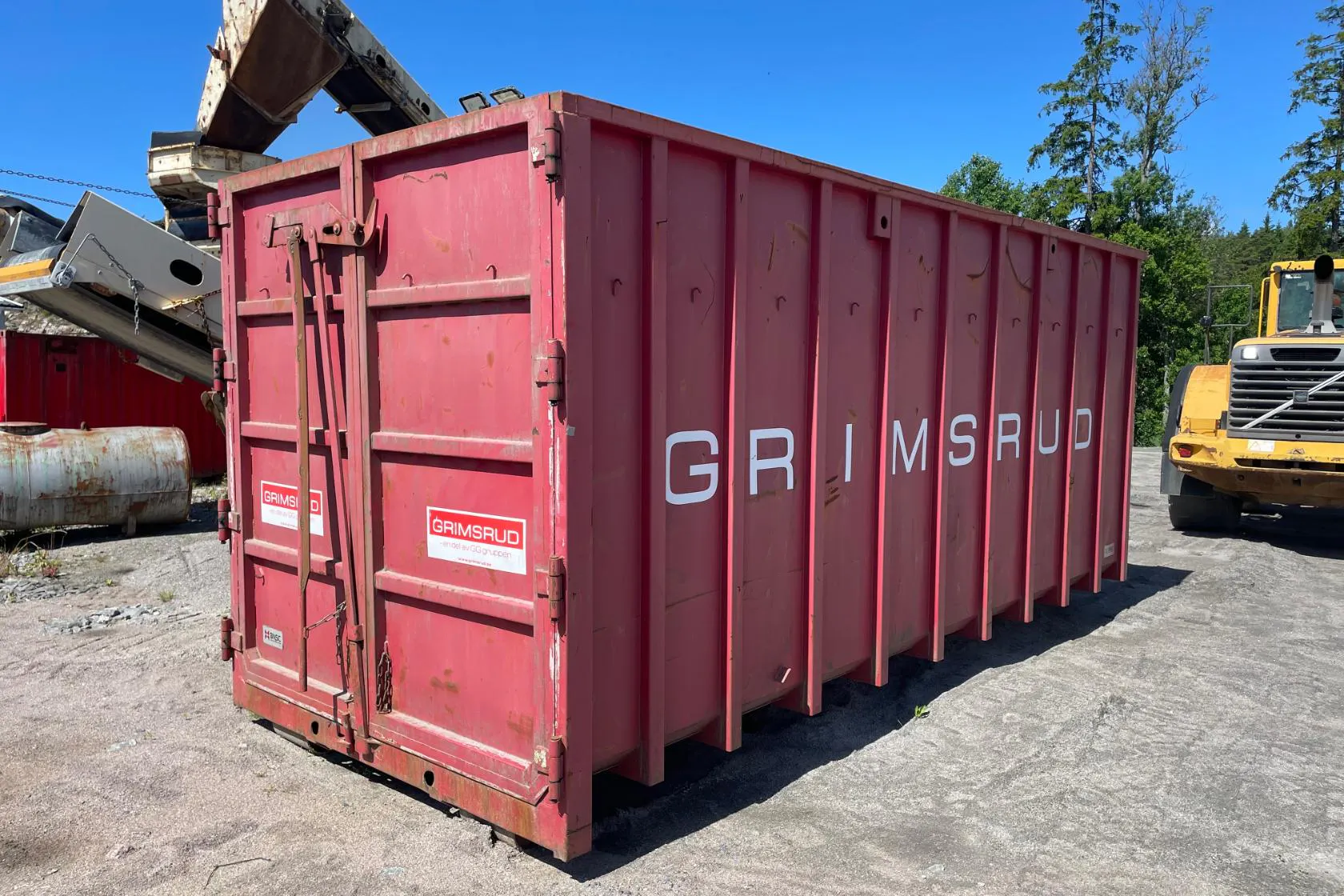 Presentation photo 2 of 14: BNSC Container på lastväxlarram - 0 km