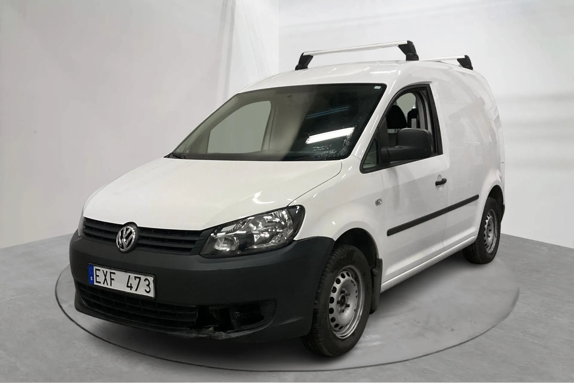 Presentation photo 1 of 14: VW Caddy 1.2 TSI Skåp (85hk) - 88 460 km - Manual - white - 2013