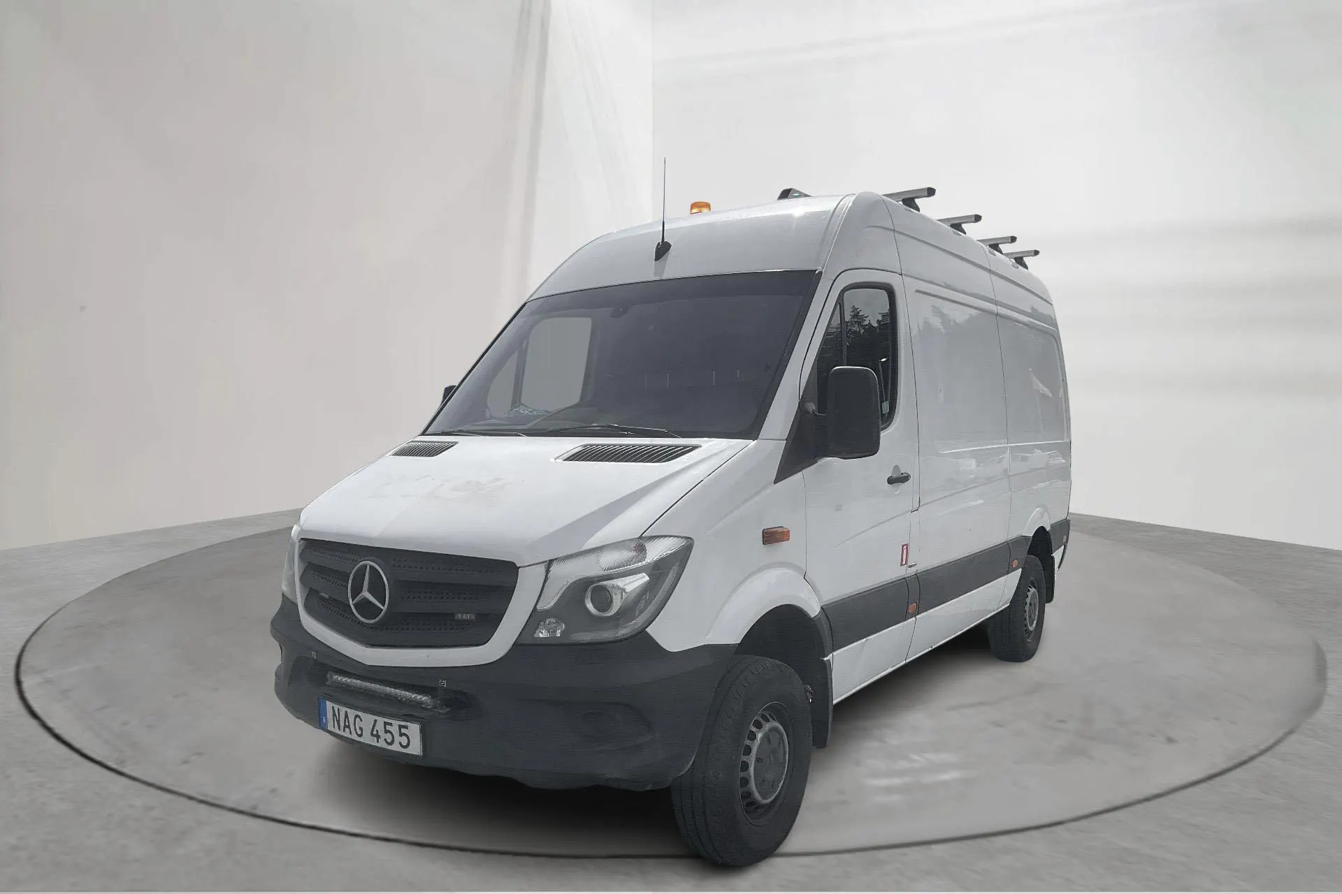 Presentation photo 1 of 12: Mercedes Sprinter 316 CDI 4x4 (163hk) - 187 370 km - Manual - white - 2016