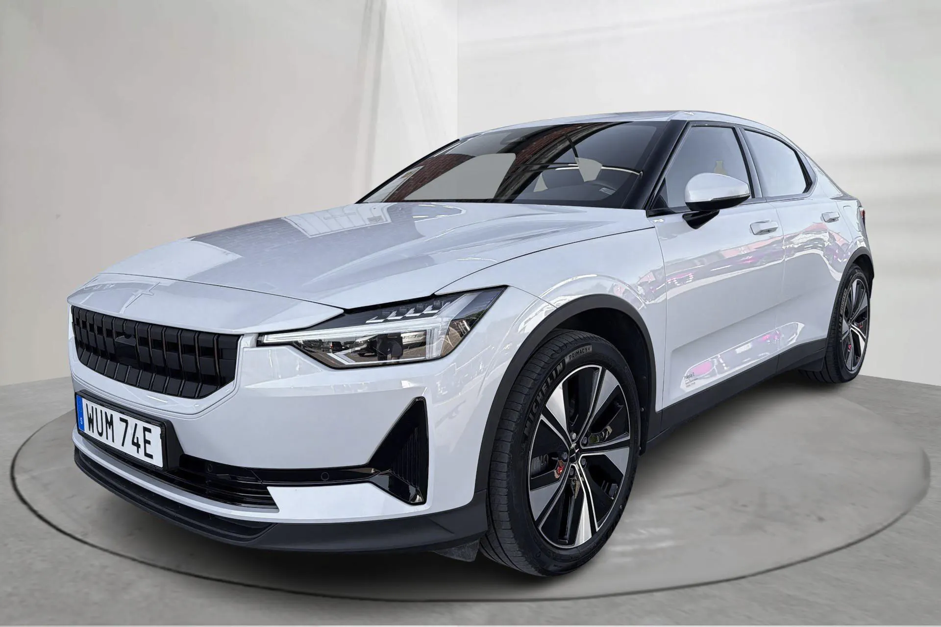 Presentation photo 1 of 19: Polestar 2 Long range Single motor (231hk) - 5 347 Scandinavian mile - Automatic - silver - 2023