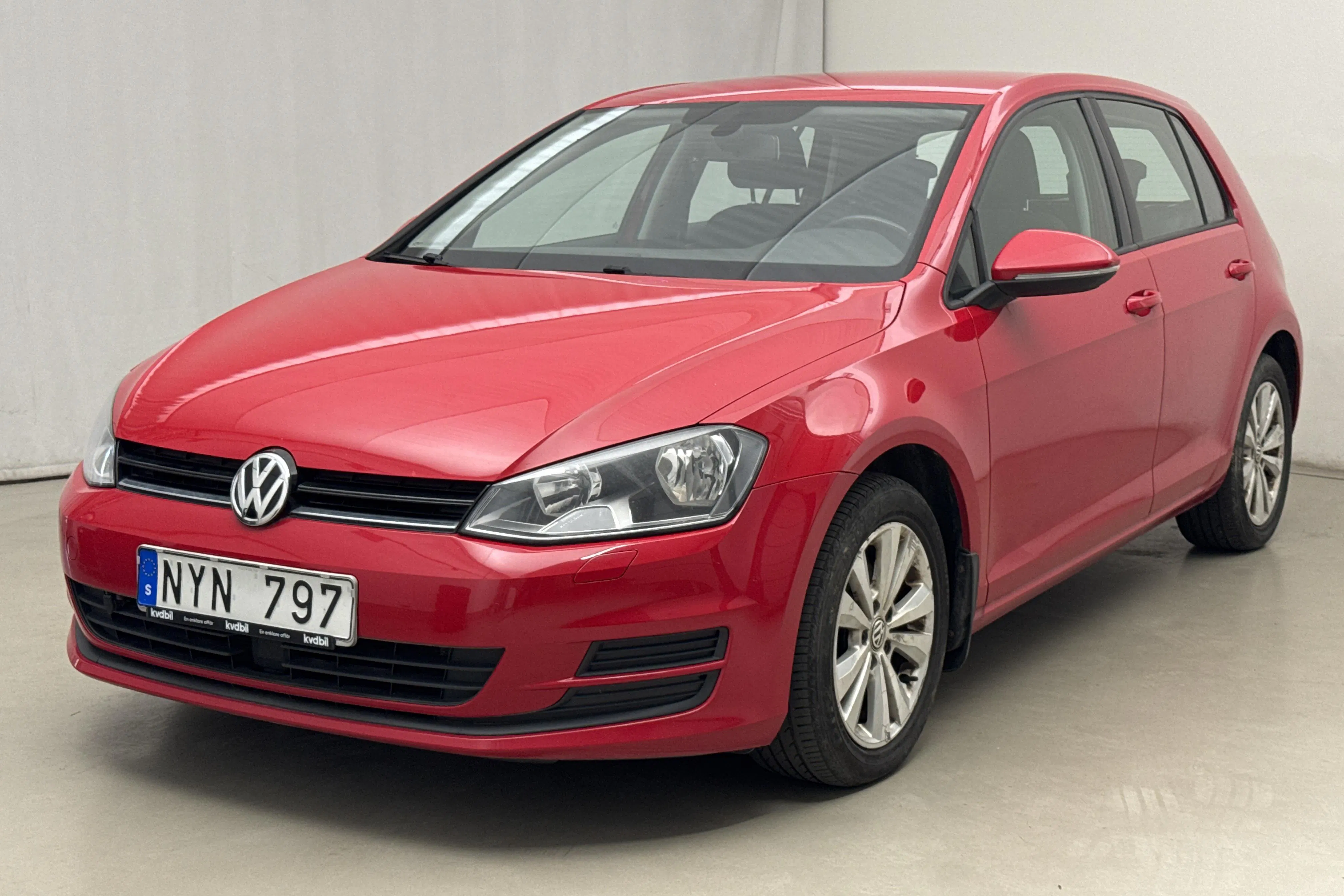 Presentation photo 1 of 14: VW Golf VII 1.4 TSI 5dr (122hk) - 174 040 km - Automatic - red - 2014