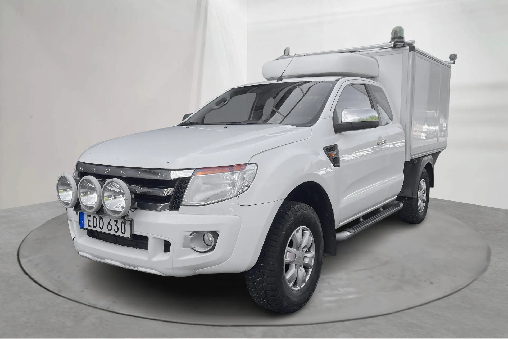 Presentation photo 1 of 15: Ford Ranger 2.2 TDCi 4WD (150hk) - 261 430 km - Manual - white - 2014